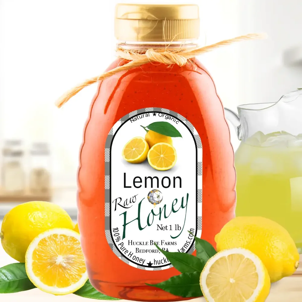 Lemon Infused Raw Honey