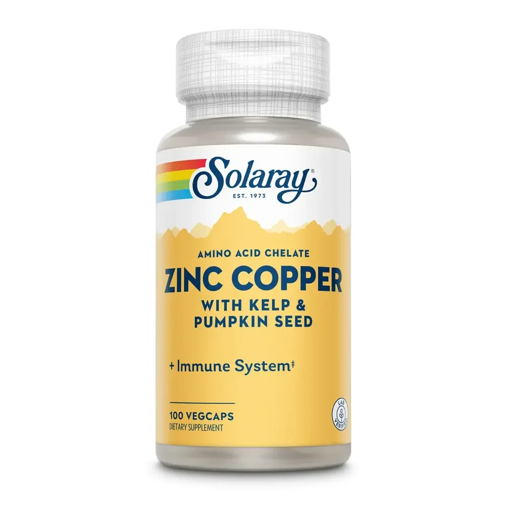 Zinc 50 mg with Copper & Iodine Immune Support • Thyroid Wellness • Mineral Balance