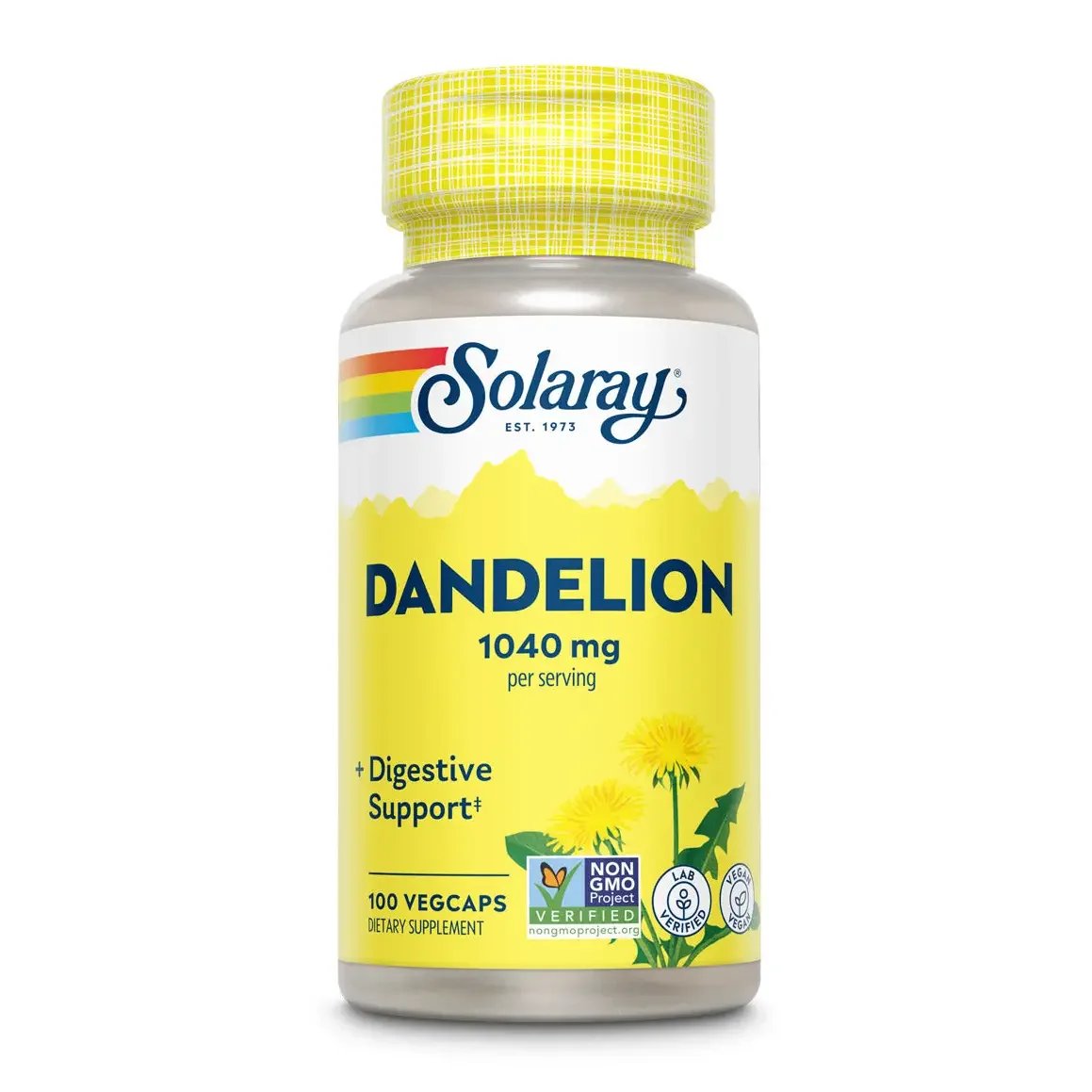 Solaray Dandelion Root 1040 mg  Herbal Wellness • Digestive Support • Traditional Botanical