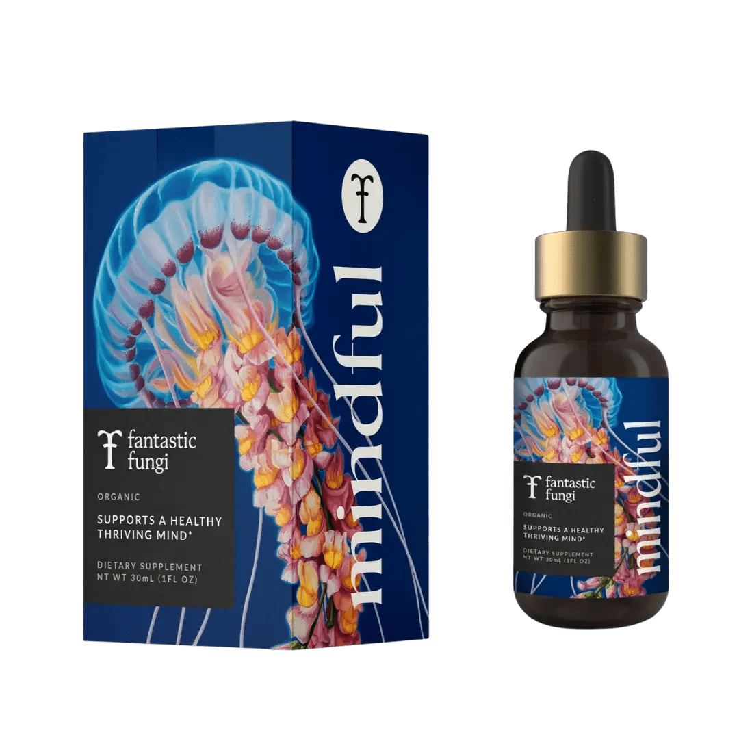 Mindful Elixir Organic Mushroom & Botanical Extract  Focus • Memory • Mental Clarity