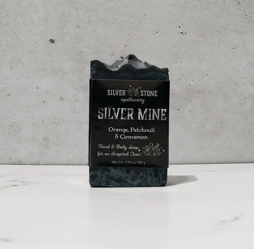 Silver Mine Gemstone Hand and Body Soap