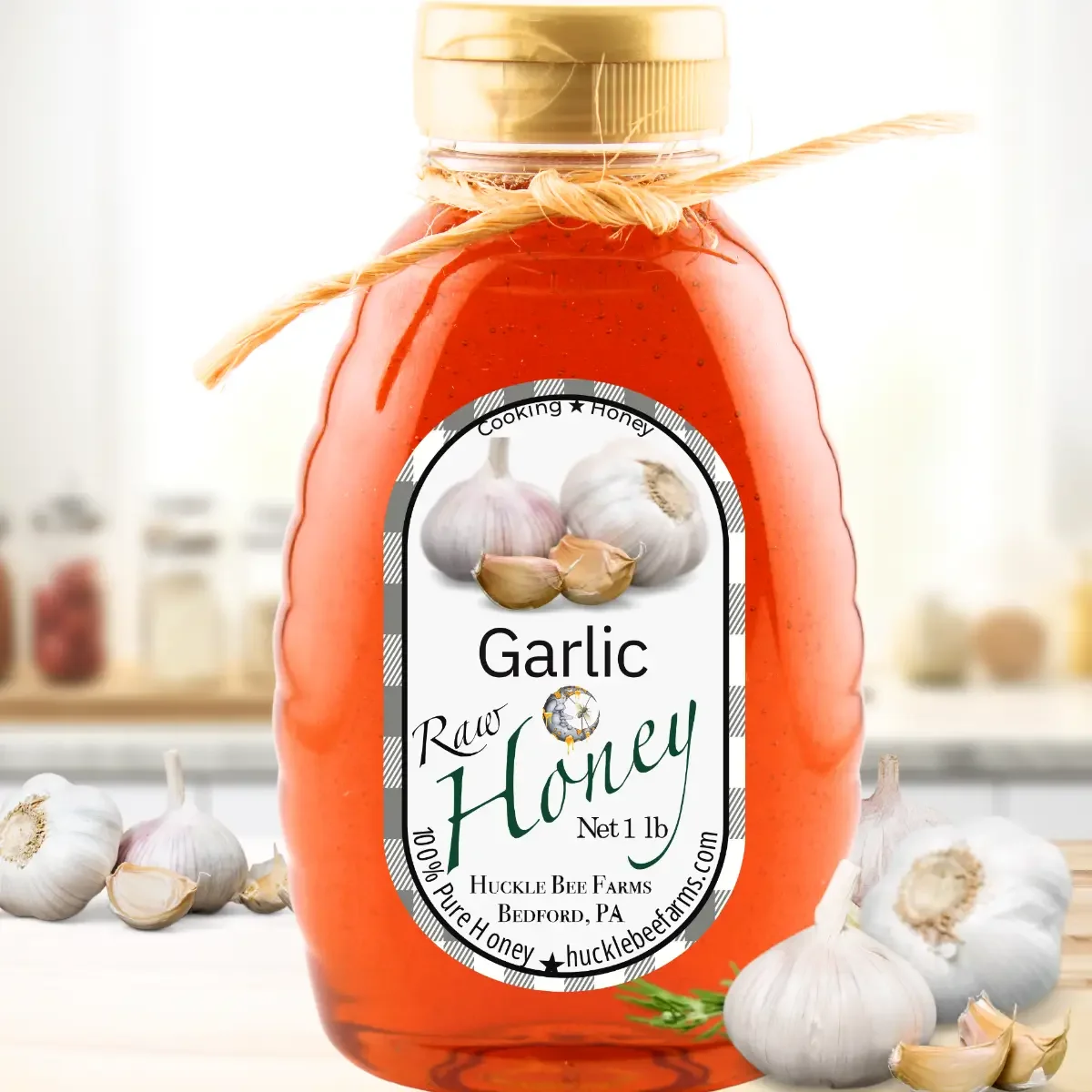 Garlic Infused Raw Honey