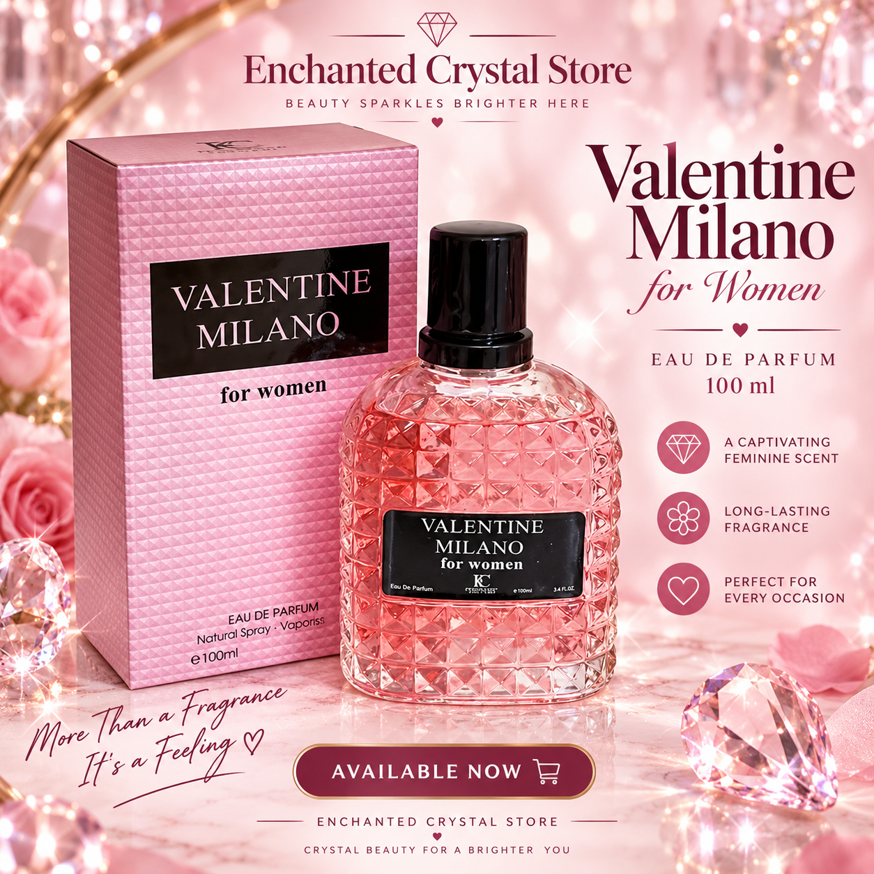 Valentine Milano for Women – Eau de Parfum