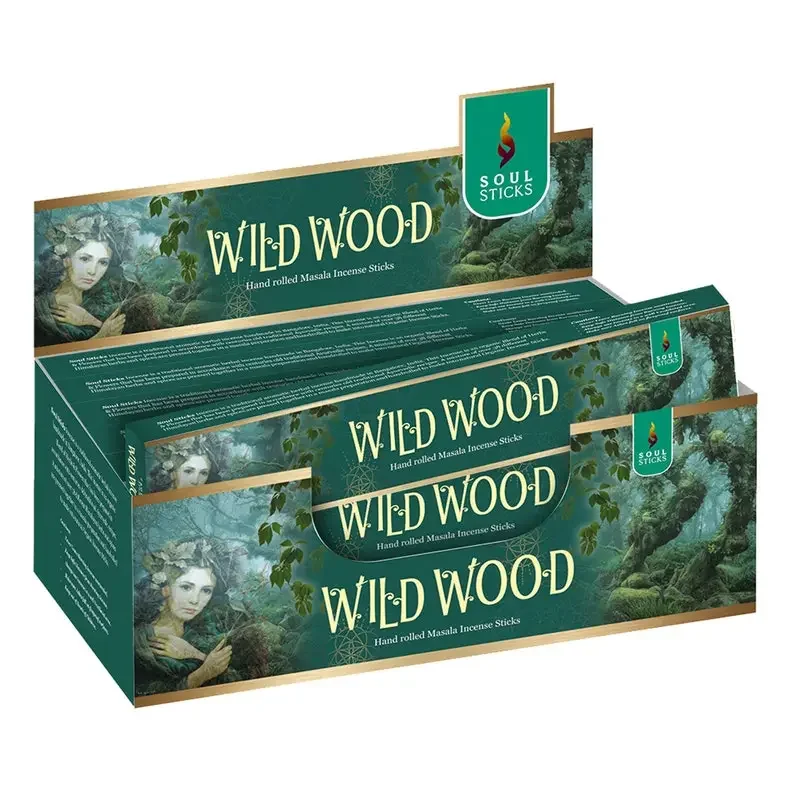 Wild Wood Soul Sticks Masala Incense  Grounding • Nature • Forest Energy