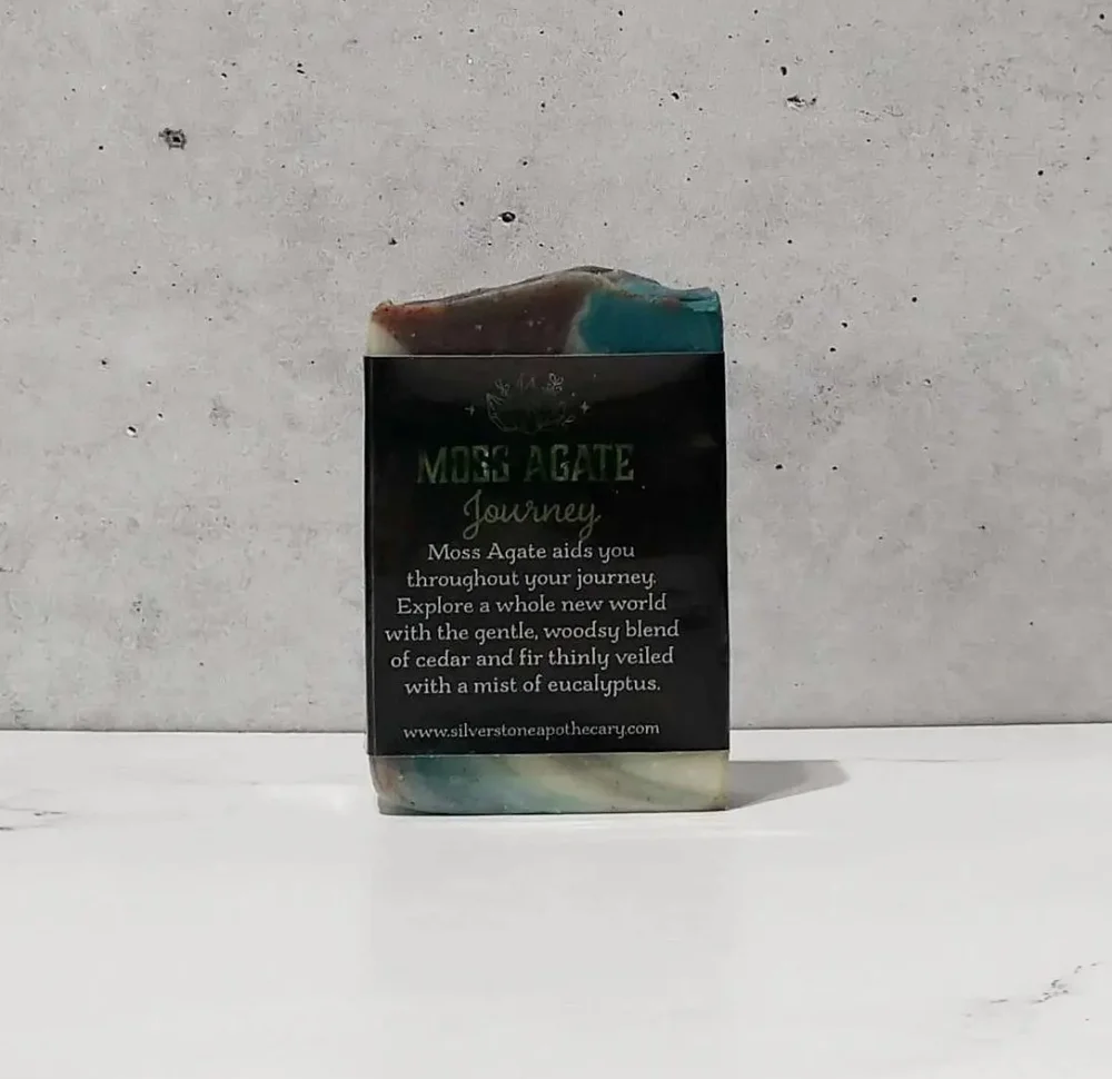 Moss Agate Gemstone Hand and Body Soap – photo 2