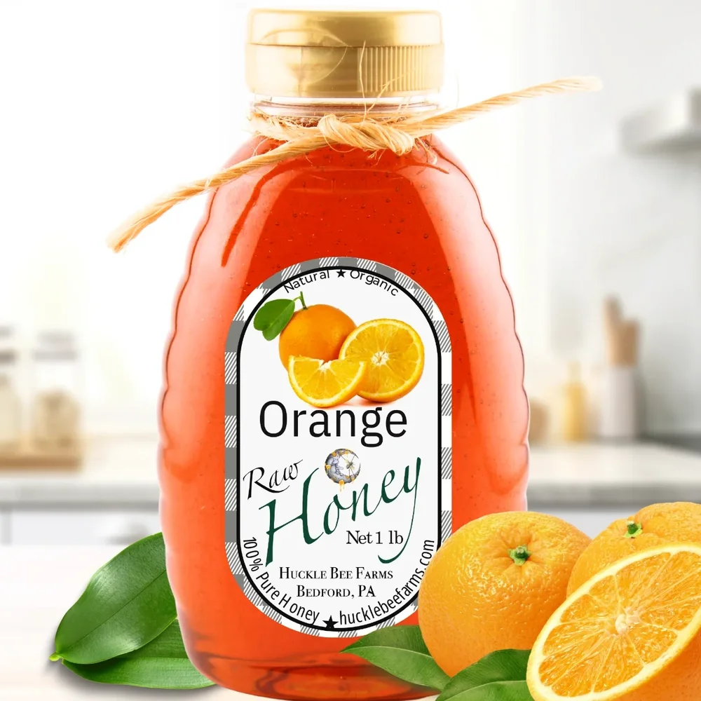 Orange Infused Raw Honey