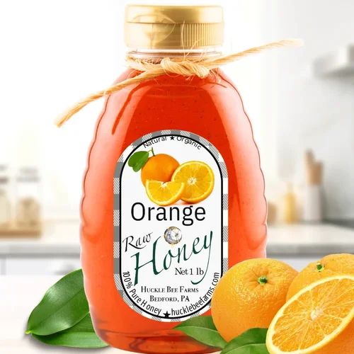 Orange Infused Raw Honey