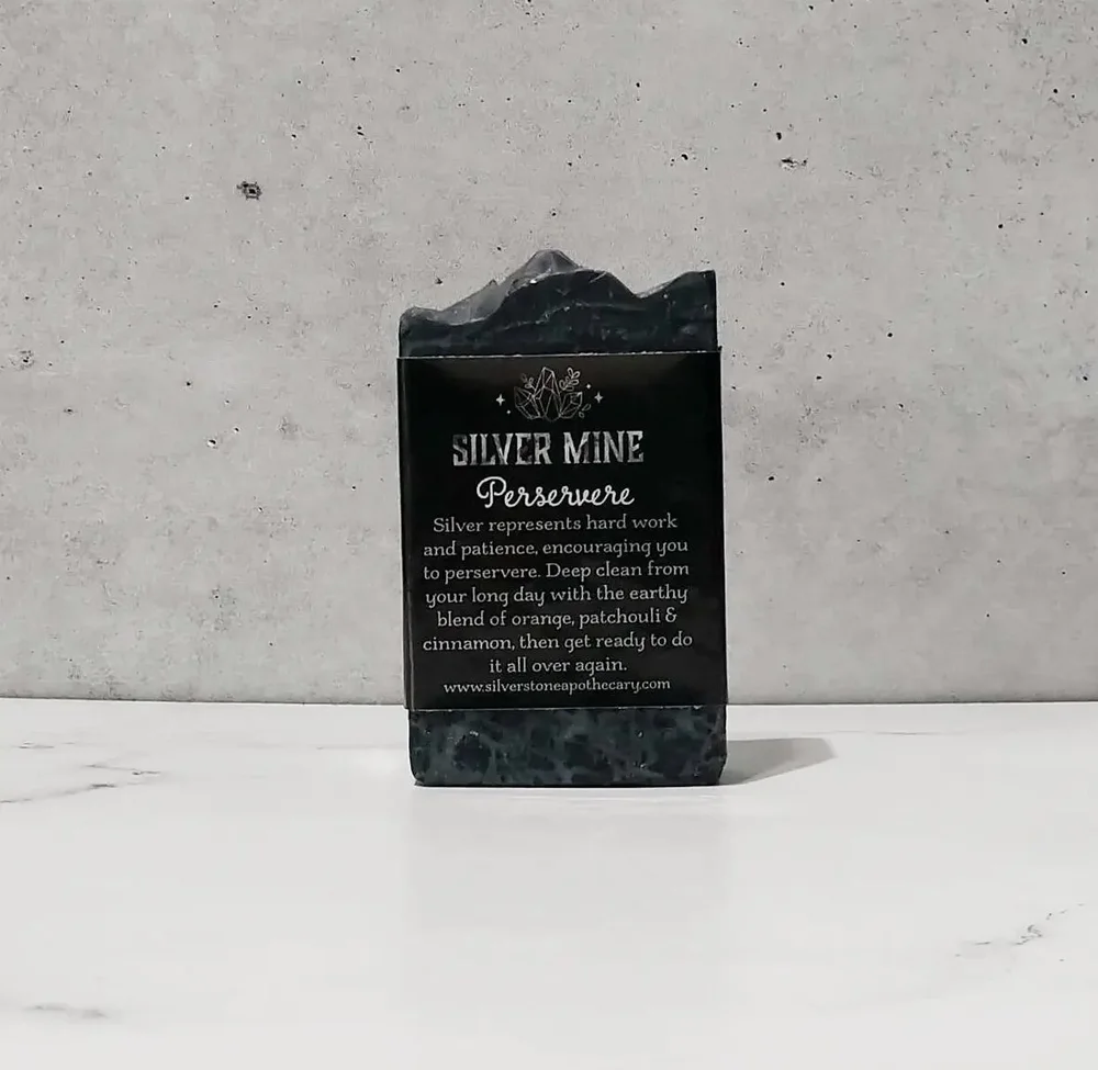 Silver Mine Gemstone Hand and Body Soap – photo 2