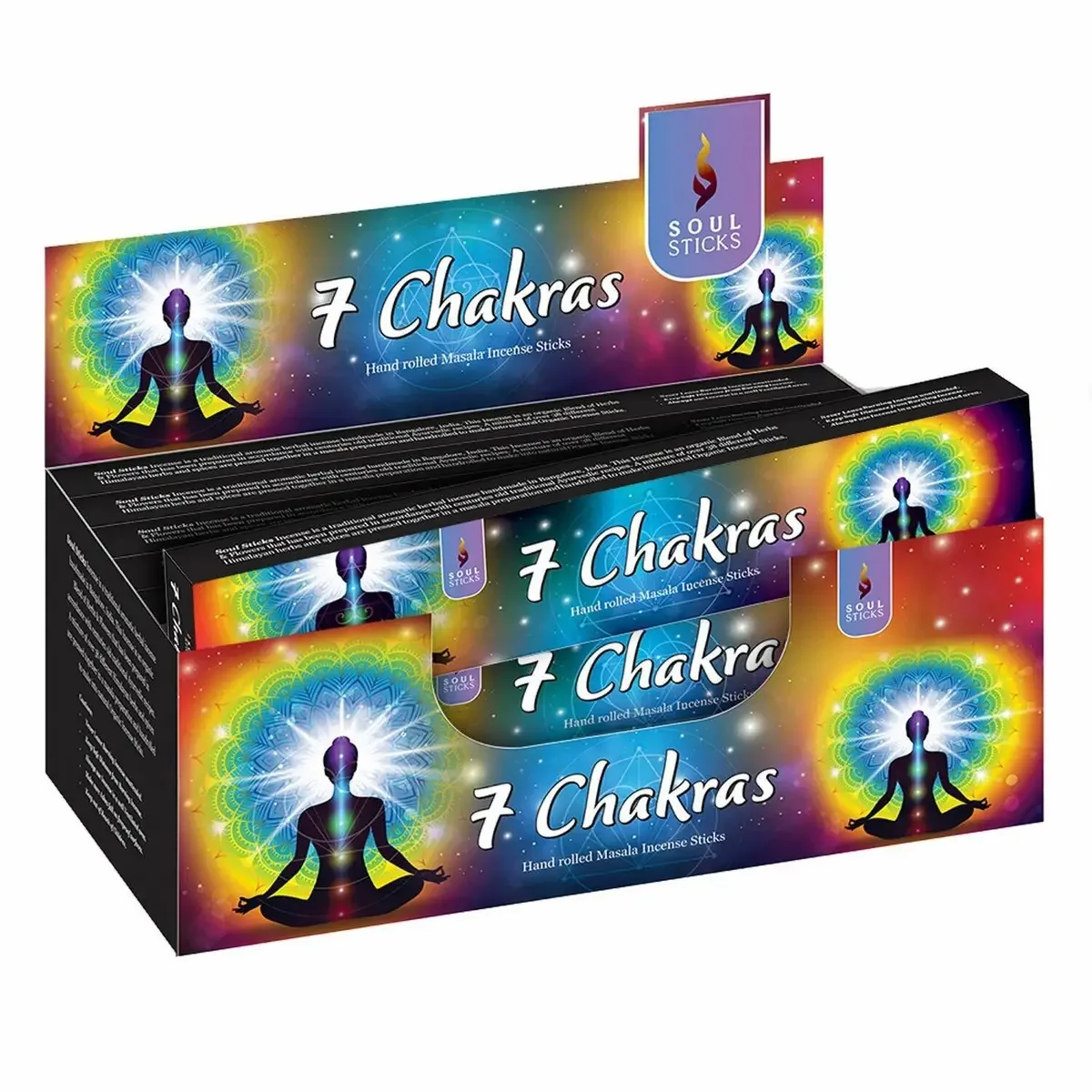7 Chakras Masala Incense Sticks Balance • Alignment • Meditation