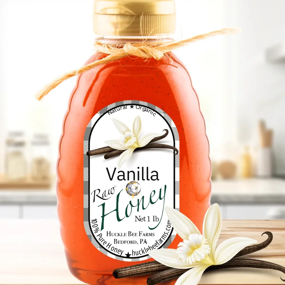 Vanilla Infused Raw Honey