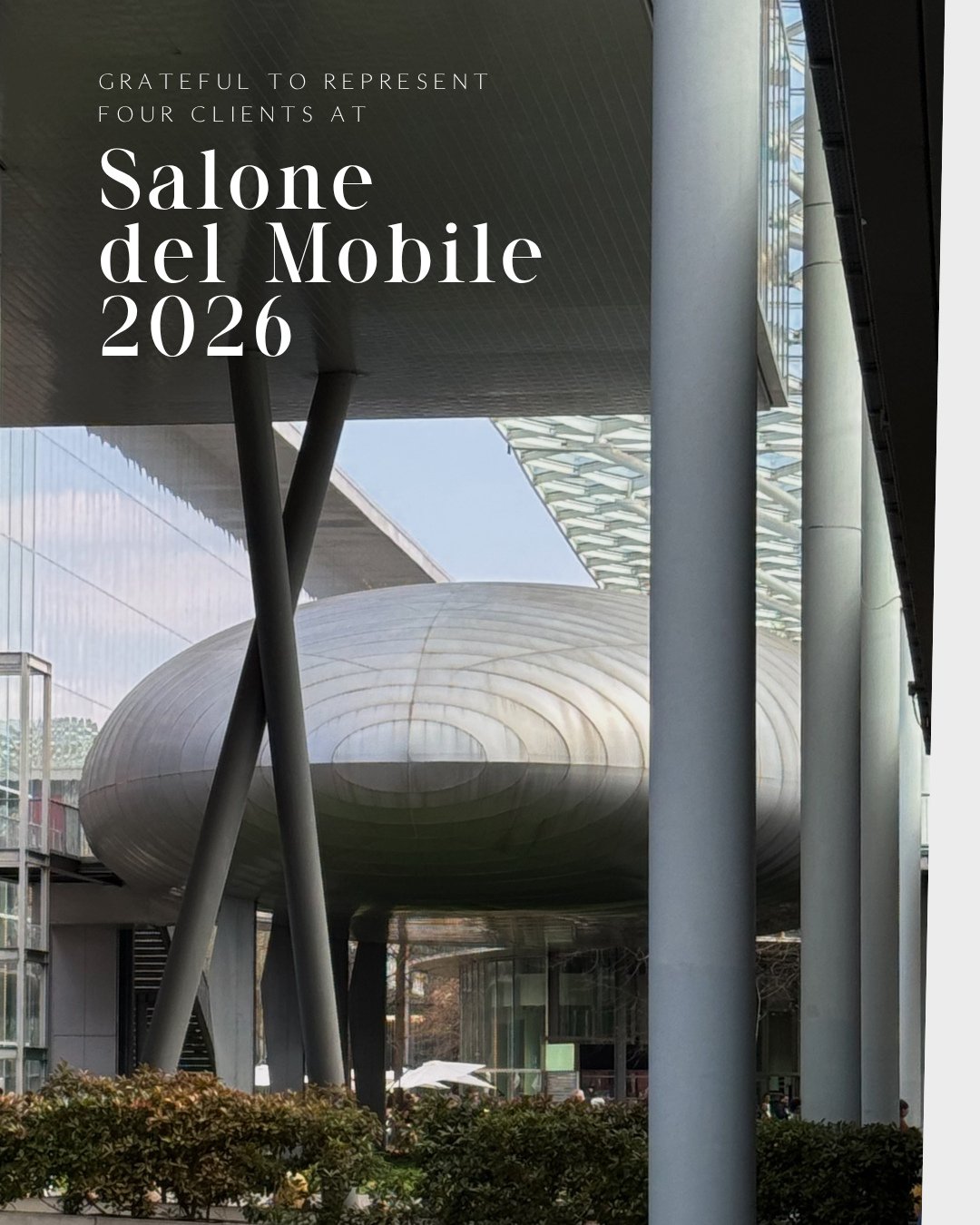 Grateful to represent four of our clients across six locations at Salone del Mobile 2026 in Milan this month.⁠
⁠
@orac.official , known for its innovative decorative moldings and architectural solutions, @cosentinobelgium , a global leader in surface