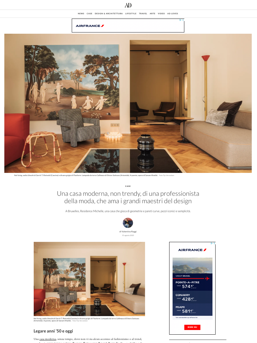 Residence Michelle in AD Italia