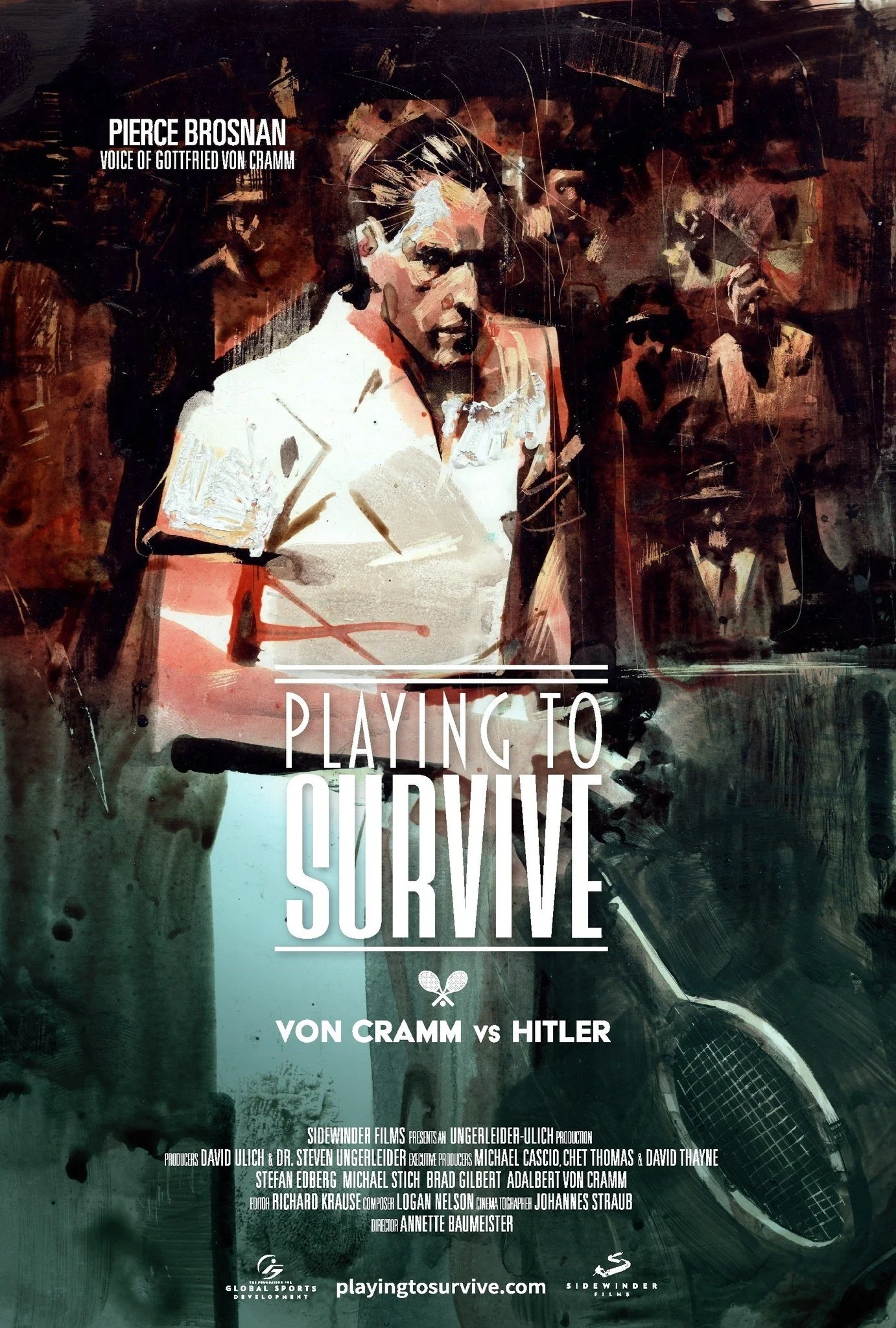 Playing to Survive: von Cramm vs Hitler official poster