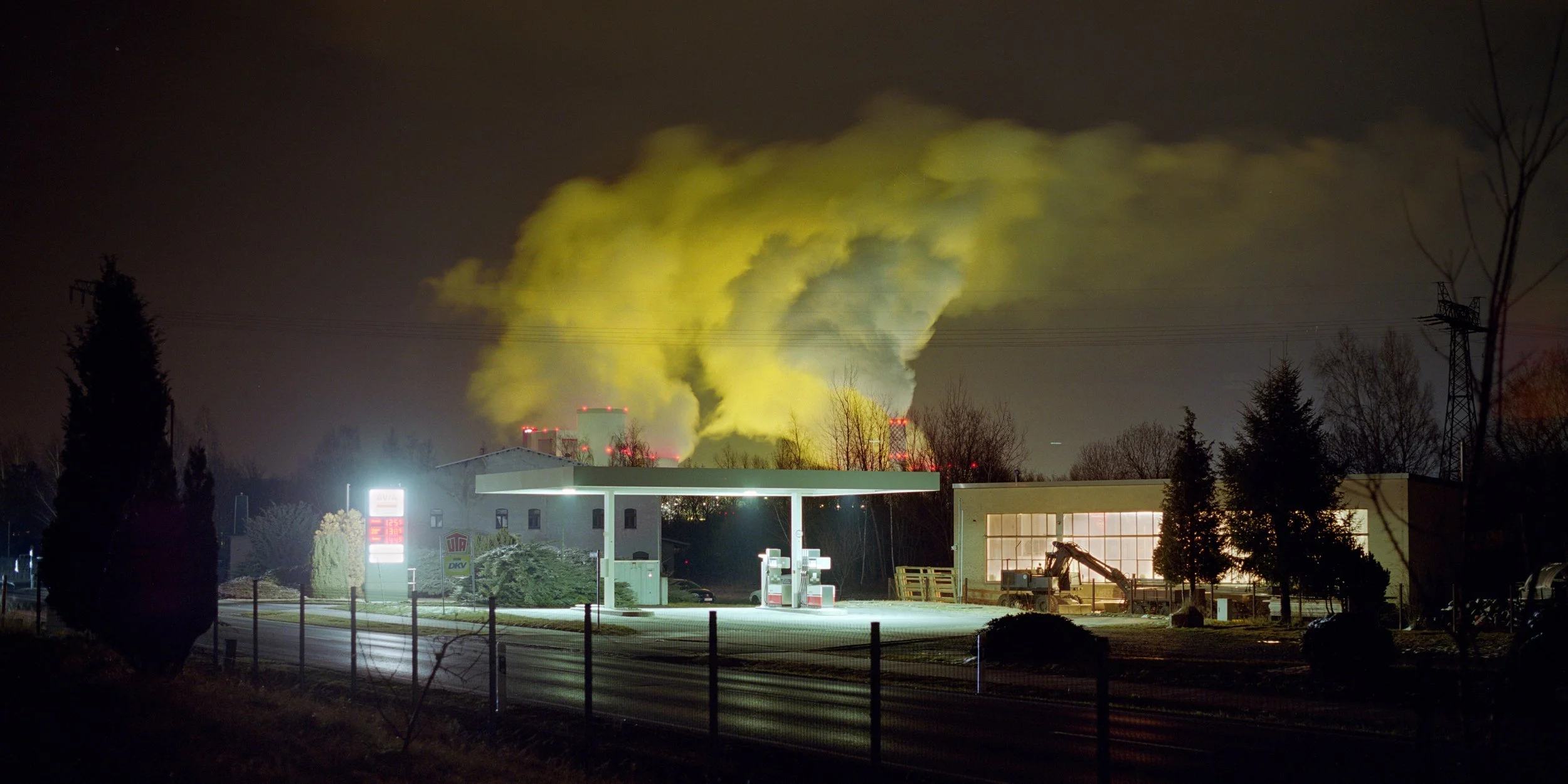 Blick nach Bogatynia von Hirschfelde