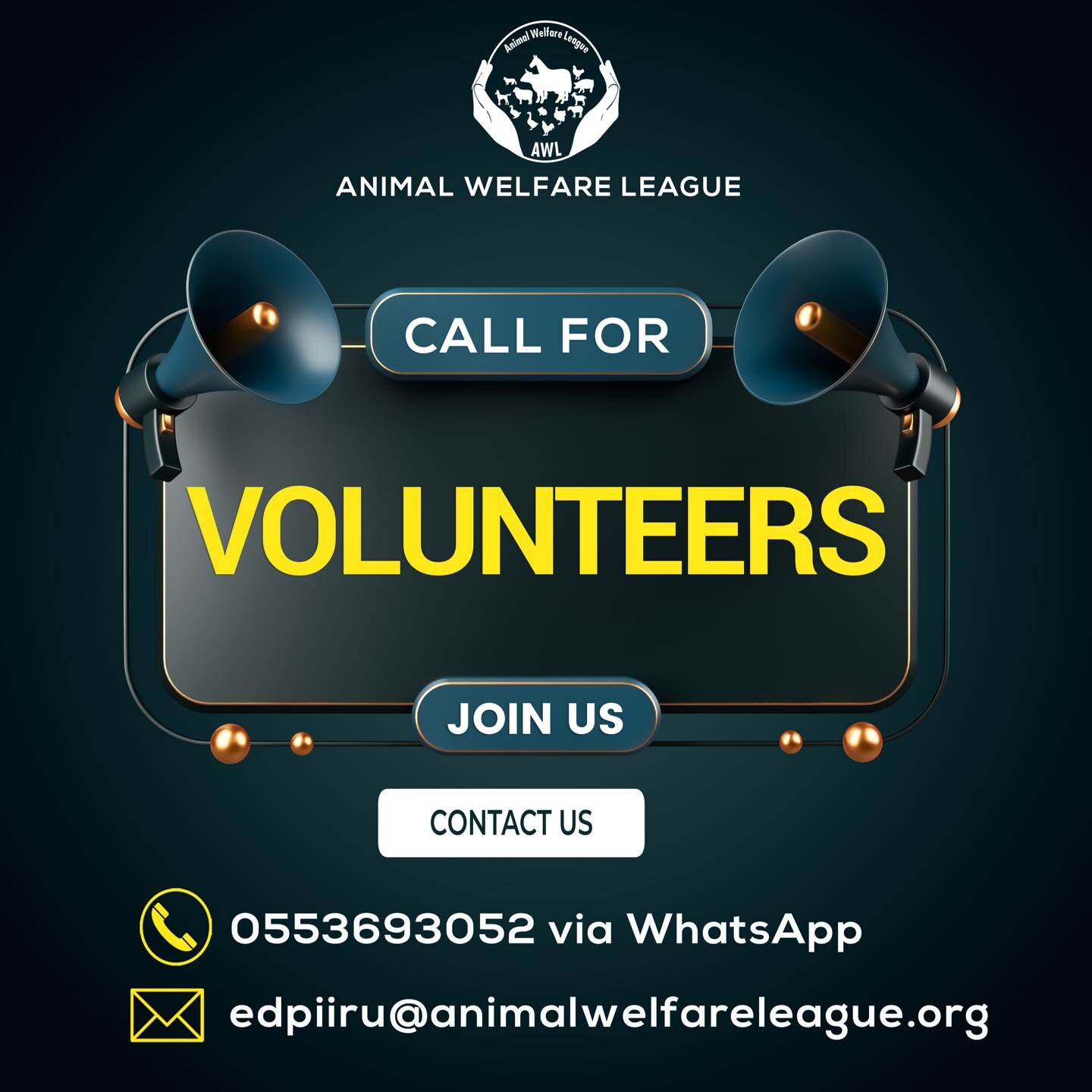 Join us to take actions for animals