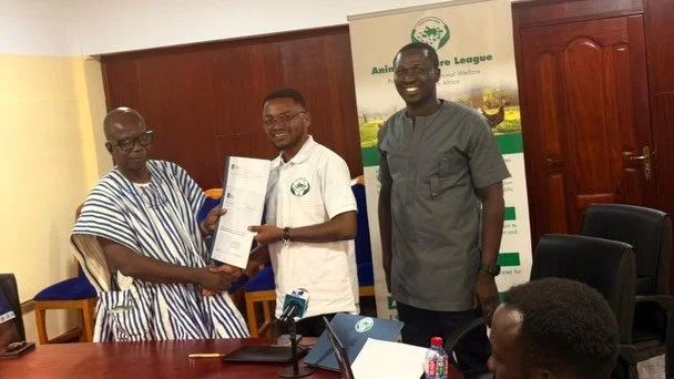 🥳🤩💫🎉Exciting news!

Inception Meeting on Implementation Programme of National Standards for Poultry Production in Ghana

On Thursday, 21st May 2026, the Animal Welfare League met with the Veterinary Services Directorate, Ghana for the Inception M