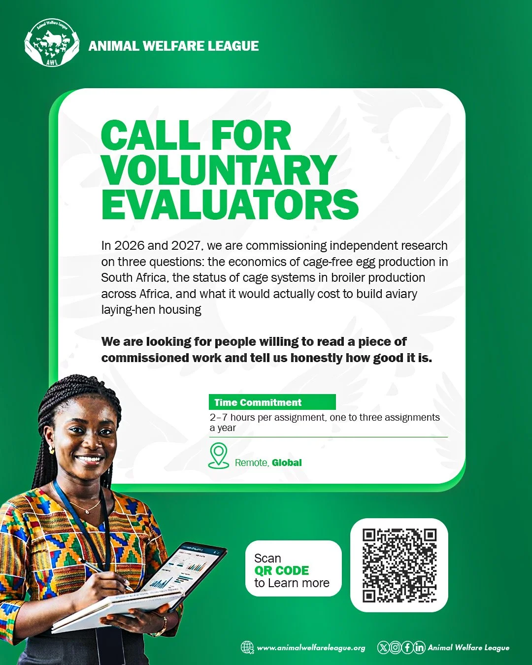 CALL FOR VOLUNTARY EVALUATORS