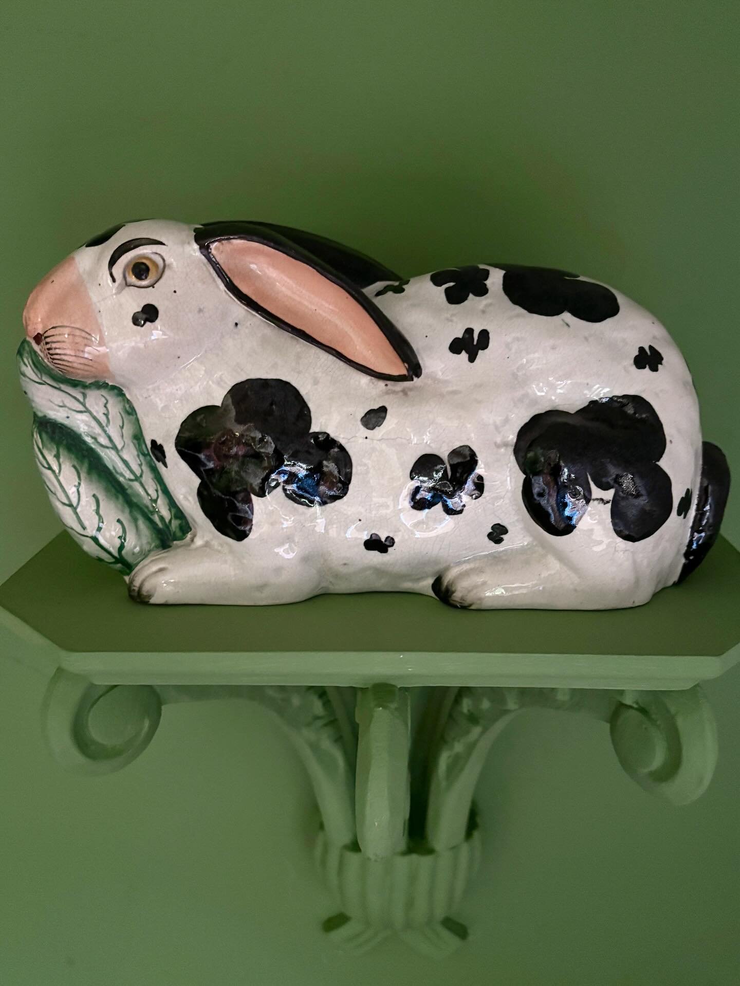 This beautiful creature was a lucky find last year. It was a Staffordshire figure that I absolutely adored but despite many months of searching, was proving endlessly elusive. I eventually came across this one in an auction hidden away amongst some r