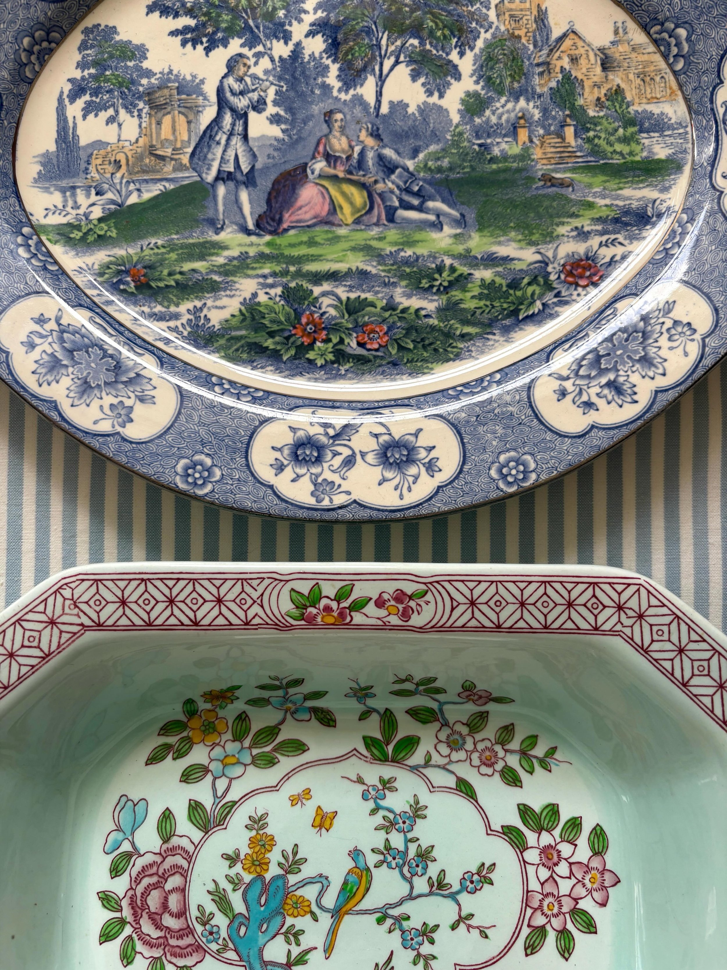FOR SALE Two lovely pieces of vintage Adams pottery. When I come across vintage ceramics that are this pretty, I find them hard to resist! Both pieces are in excellent condition making them ideal for regular use - or equally lovely as decorative piec
