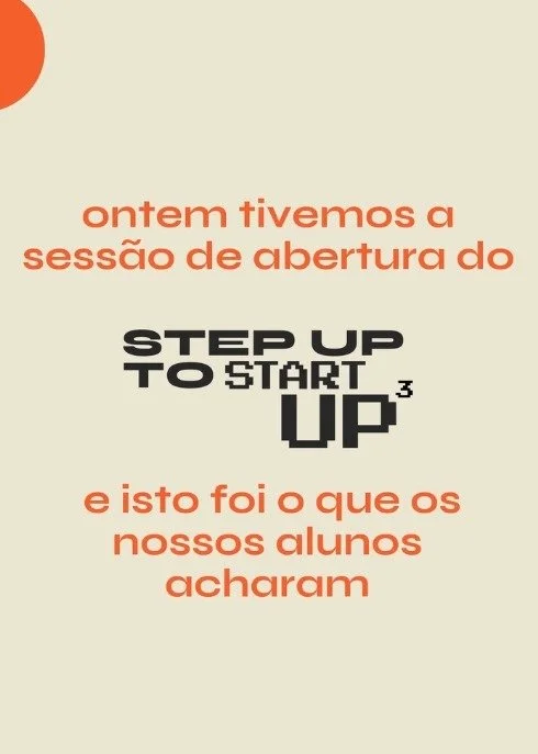 Feedback dos stepupers sobre a primeira sessão