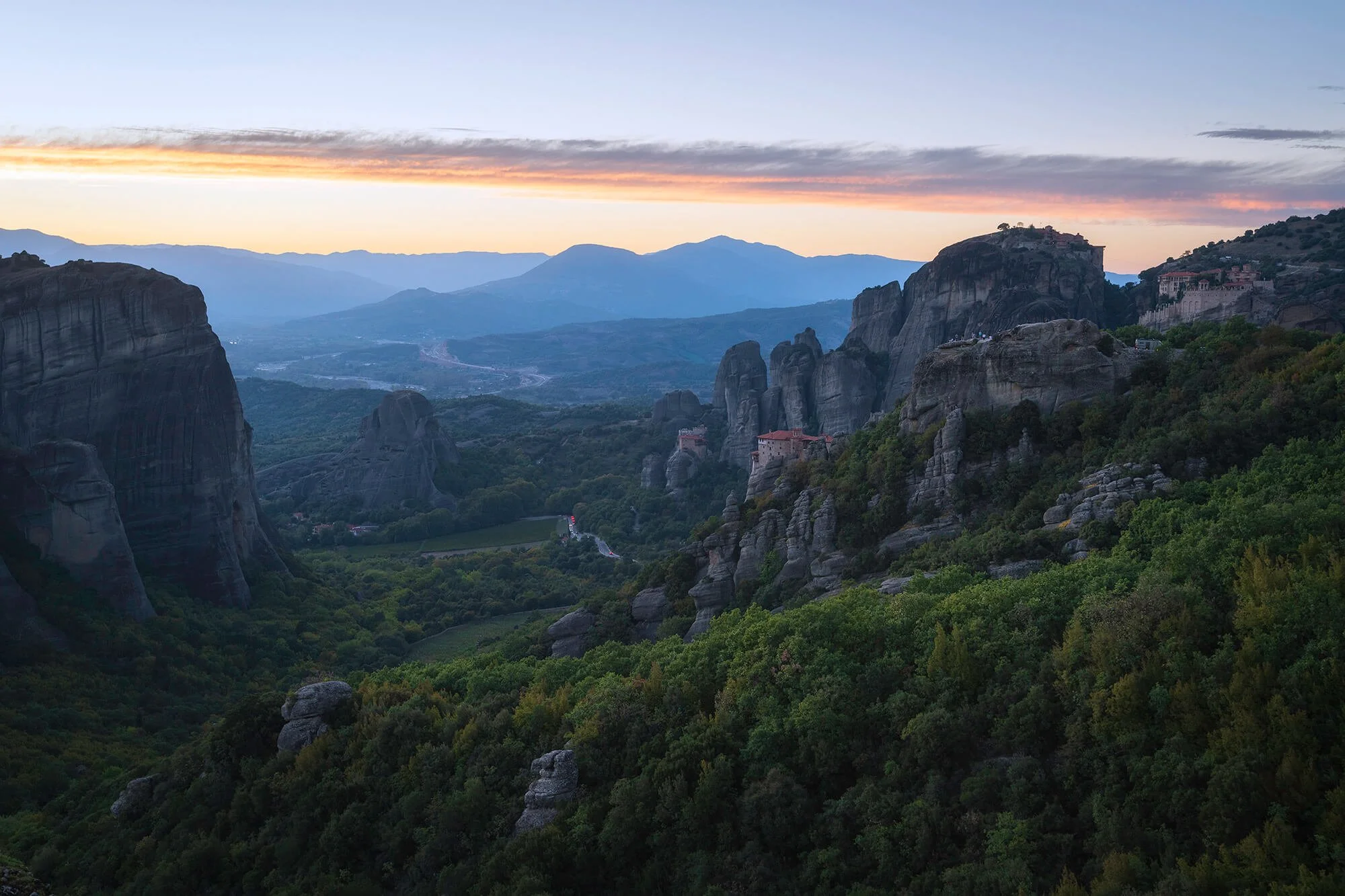 Meteora Sunset