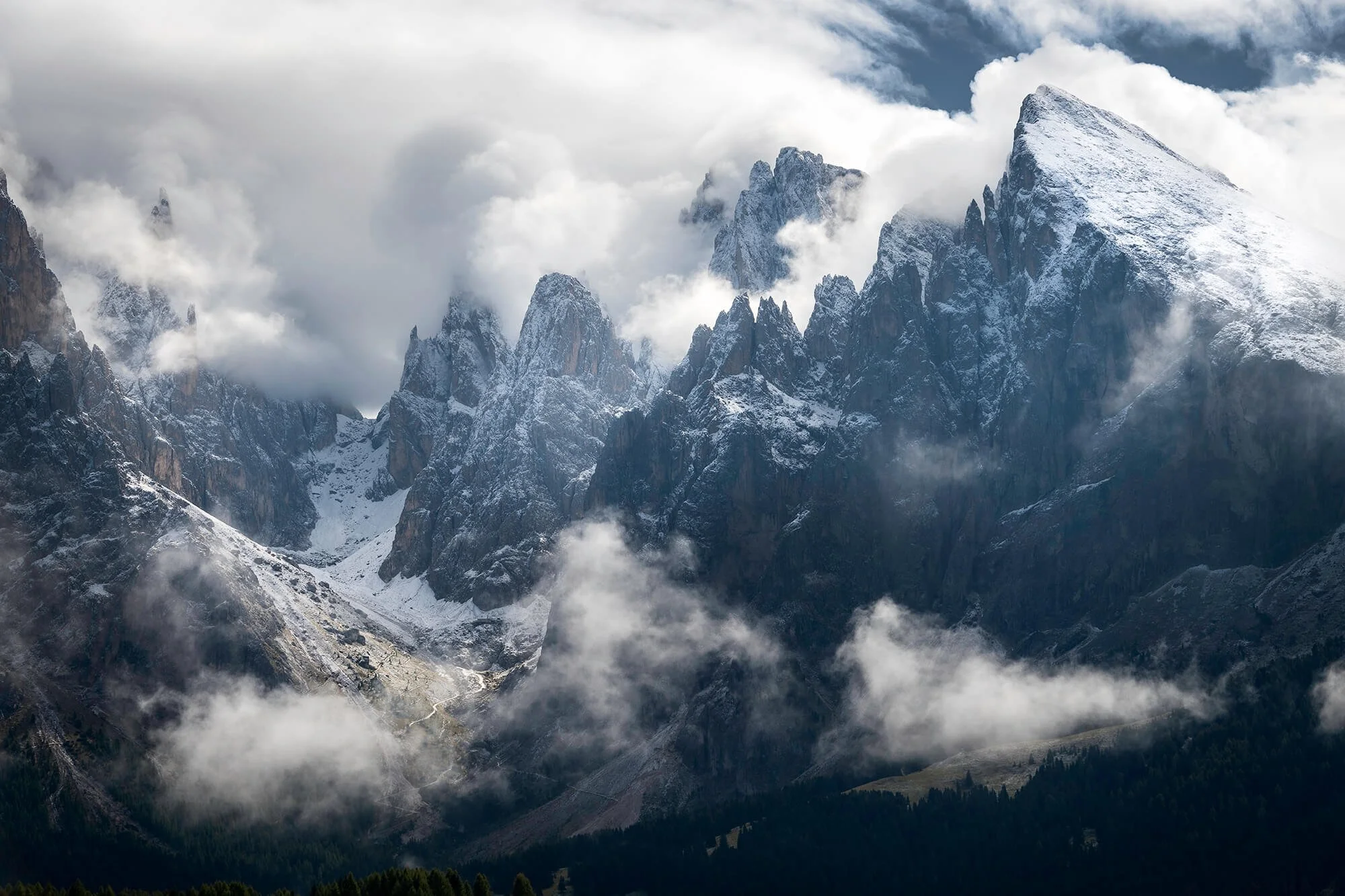 Langkofel group, Alpe di Siusi