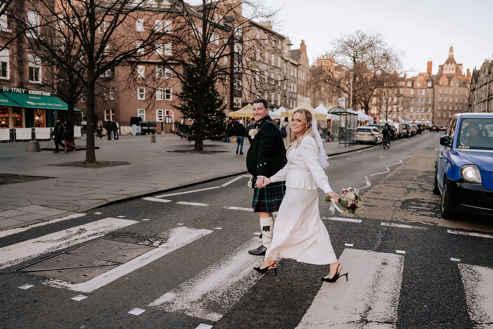 old town wedding photos