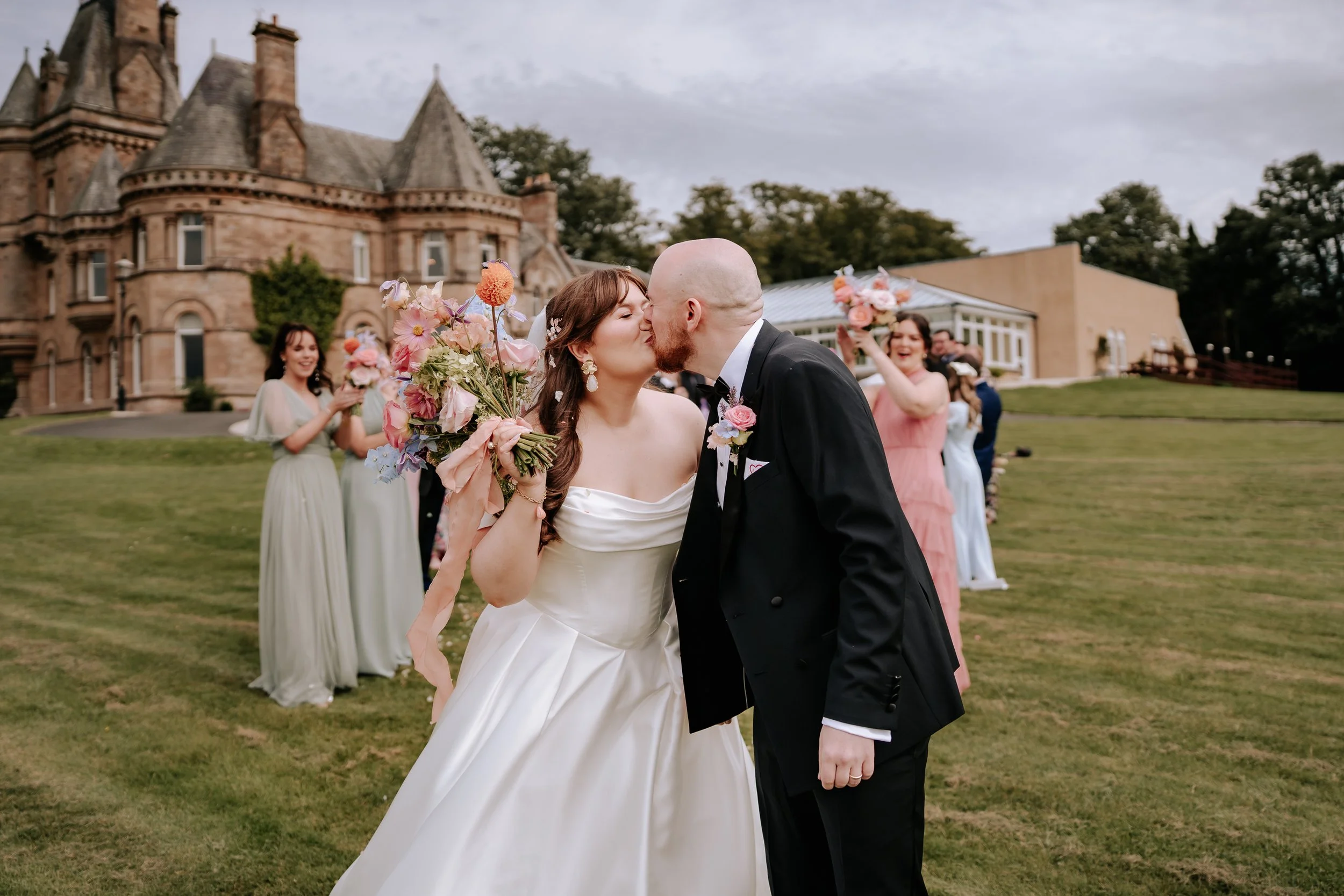 Anna + Robert's Strawberry Matcha Wedding at Cornhill Castle