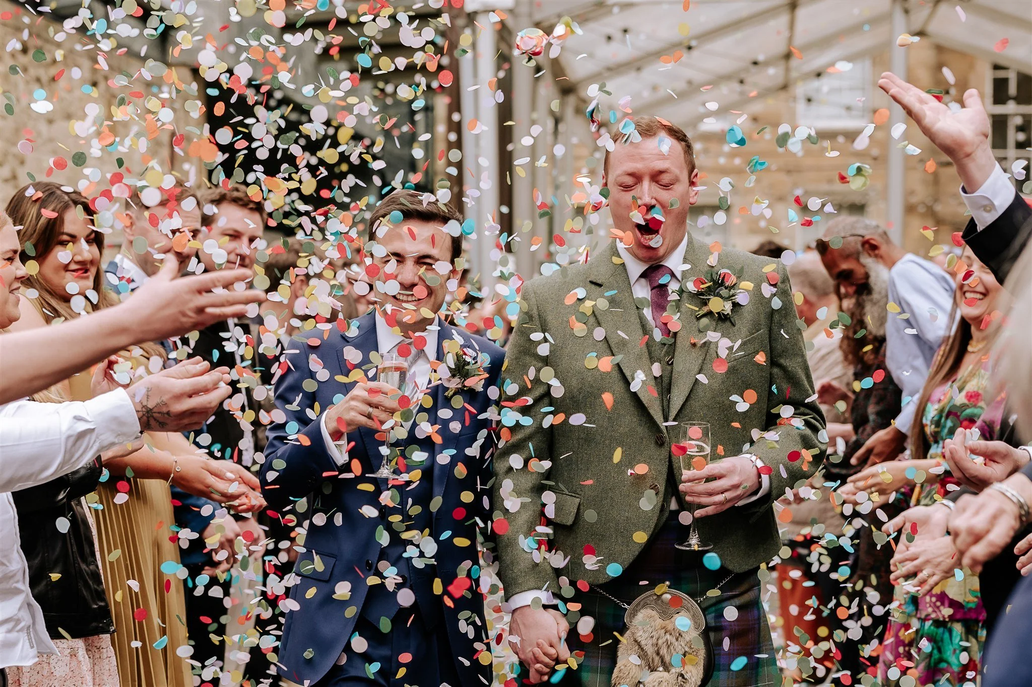 documentary wedding photography in edinburgh