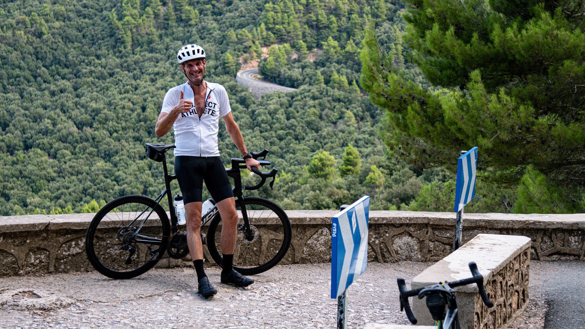 Graham from NYC are super happy on his 50th Birthday. He did Sa Calobra on that day! 