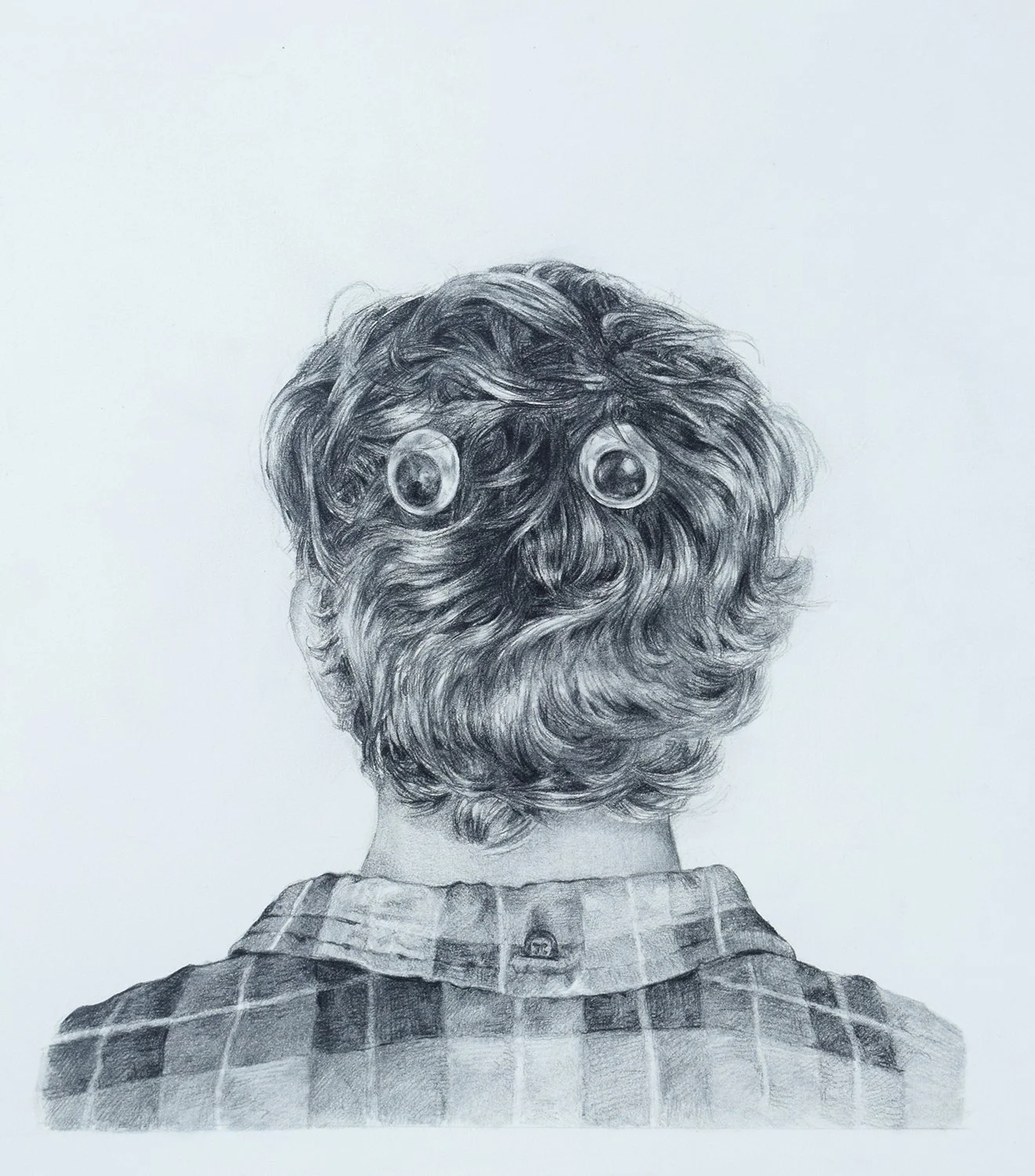 Jason Cytacki, "Janus", Graphite on Paper, 2024