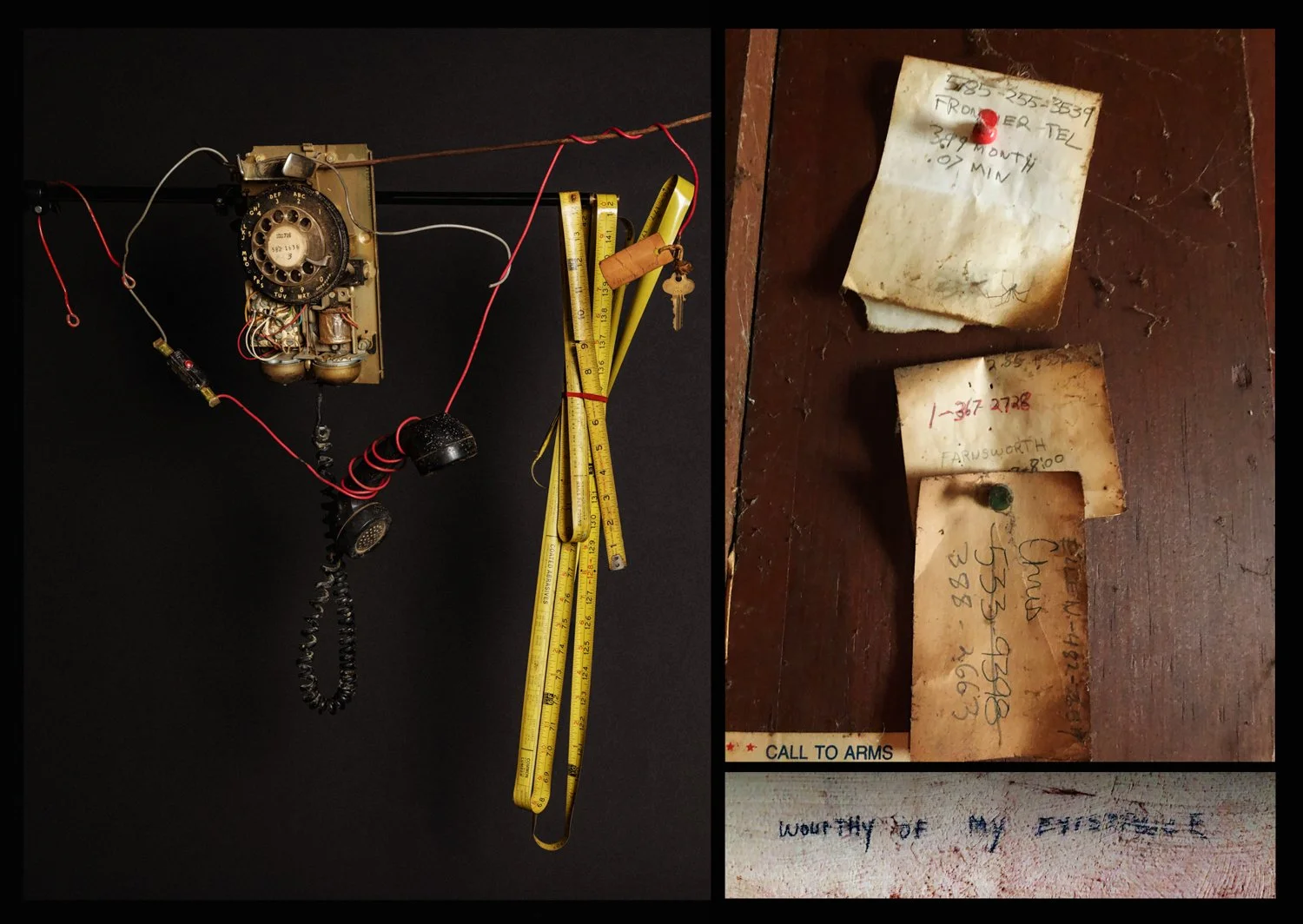 Ellen Mahaffy, "Left Hanging," archival pigment print, 2023