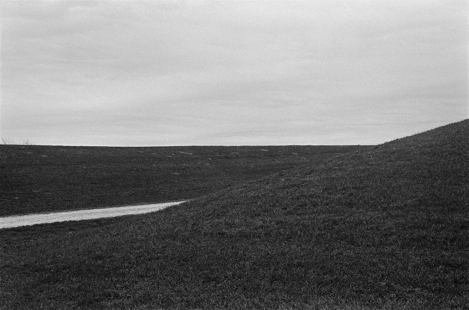 Joe Johnson, "Hill and Path", Archival Pigment Print from 35mm negative, 2024