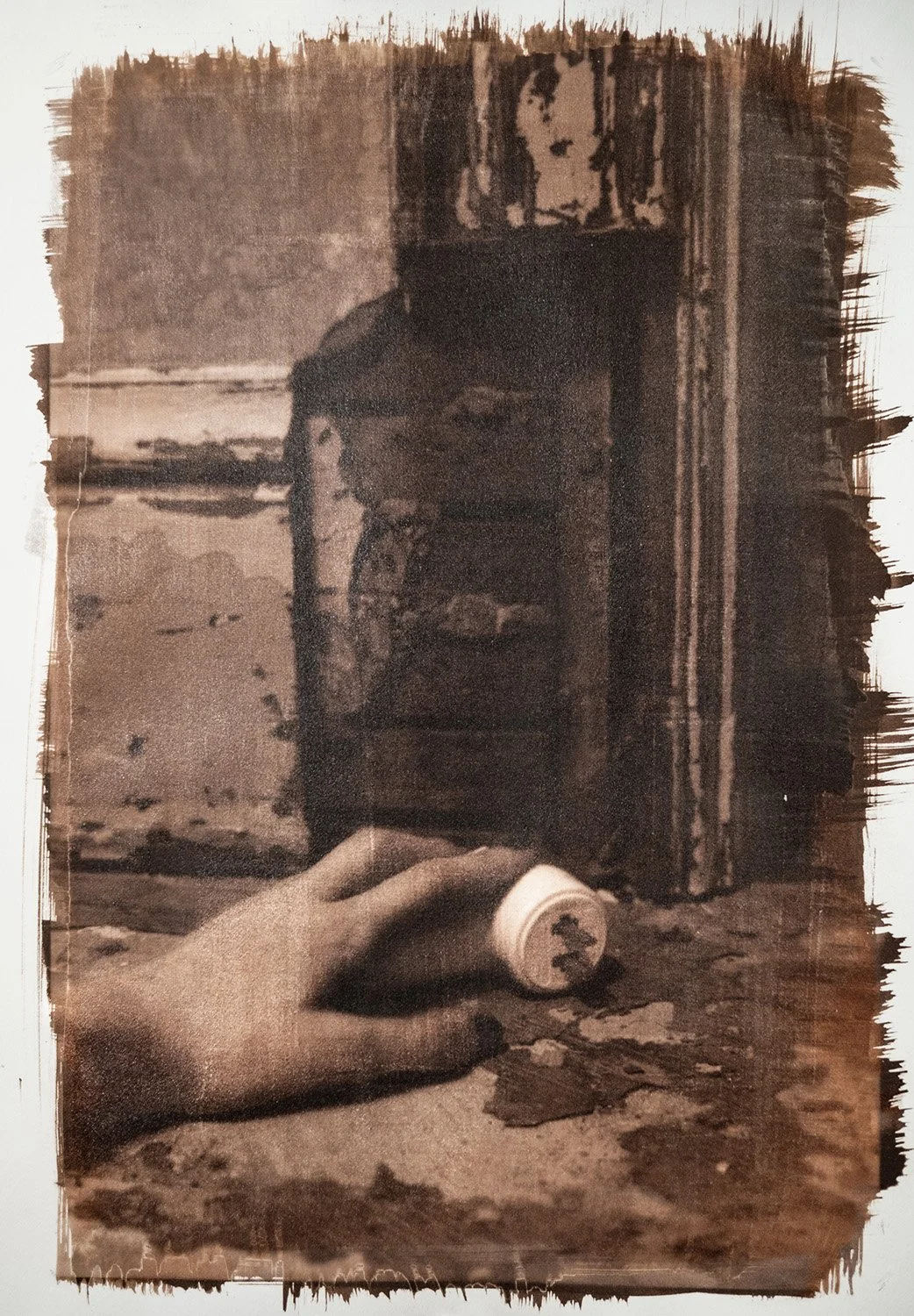 Cailey N. Schendel, "Untitled," van dyke brown photographic print, 2025