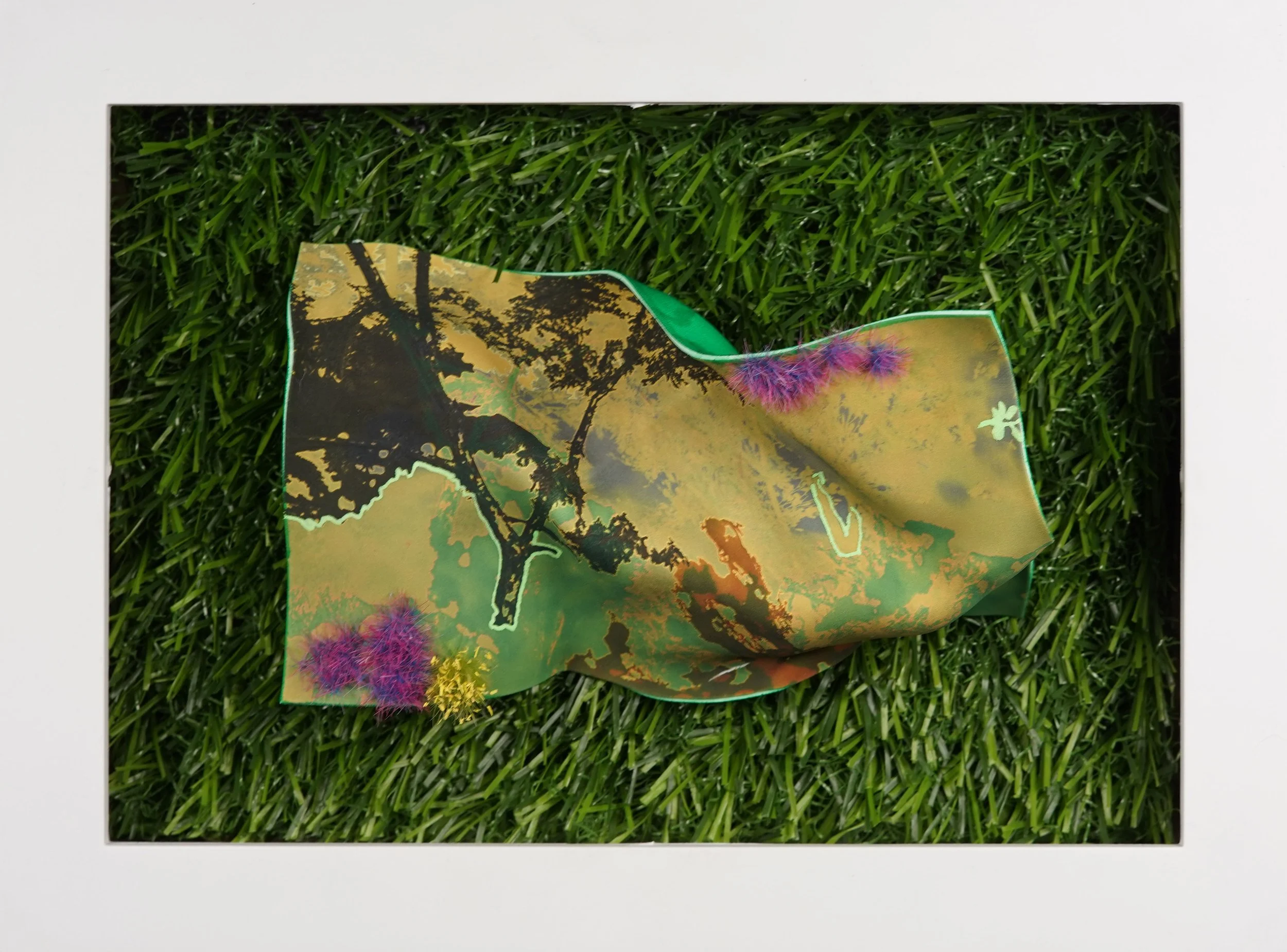 Emma Hitzman, "Lethargy XIII," Polystyrene print, 2025