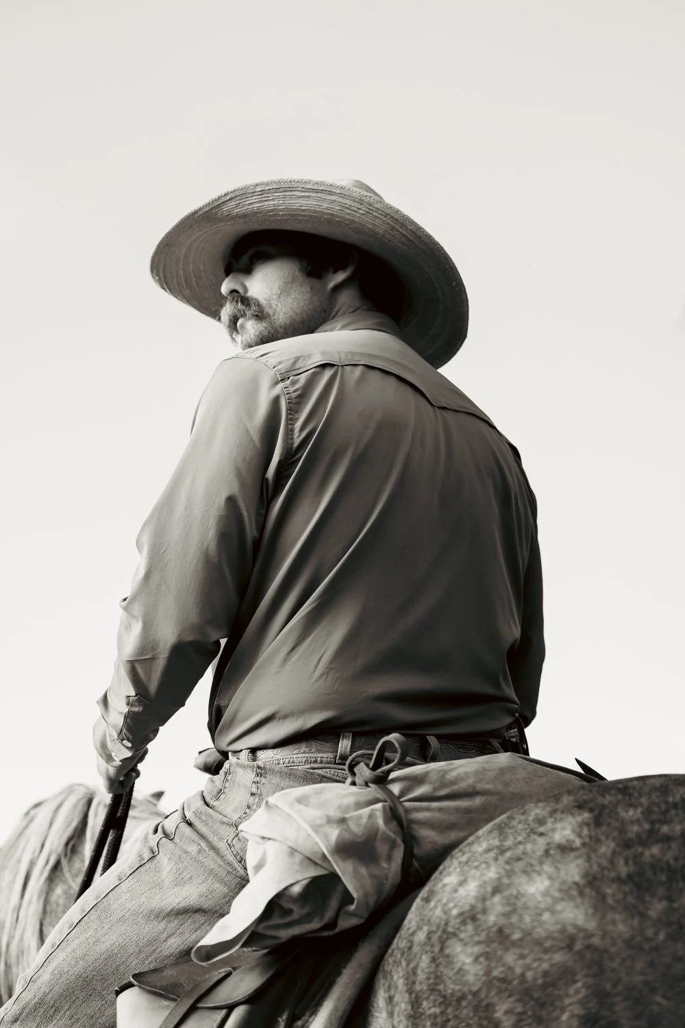 Aaron Drummer, "Modern Montana Man", Archival Inkjet Print, 2023