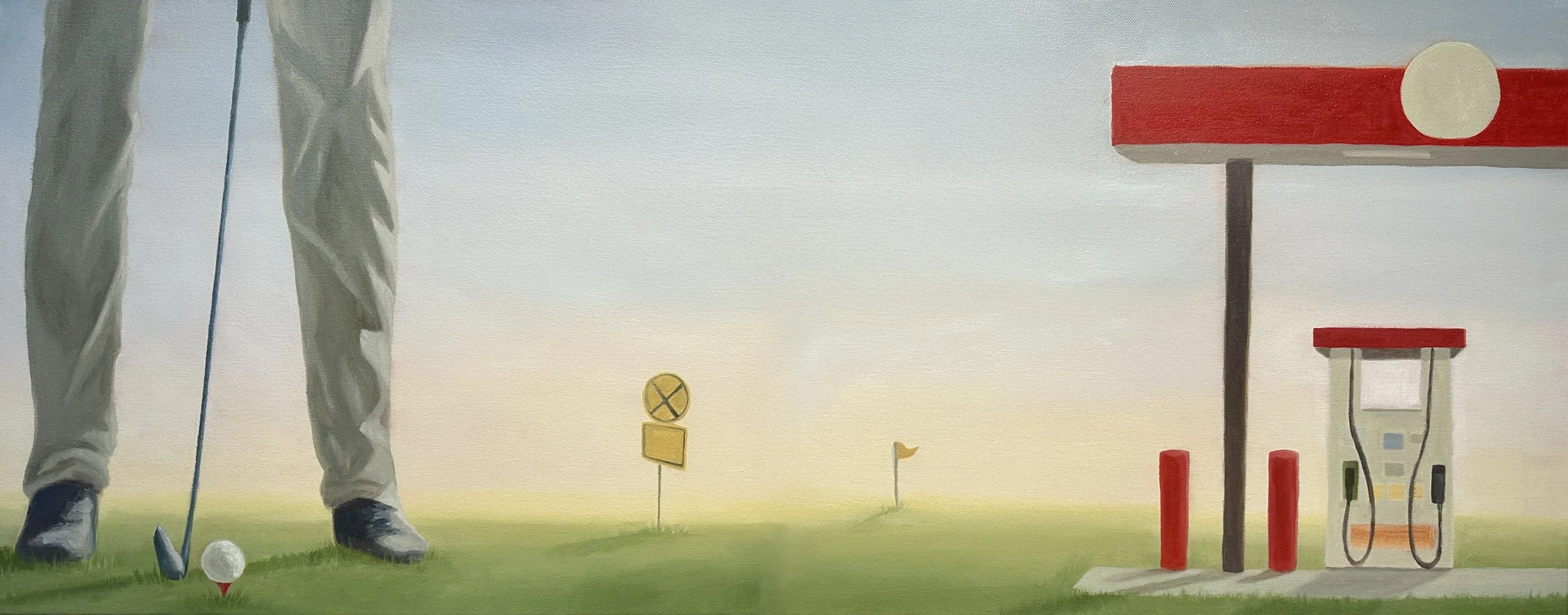 Lily Yu, "Father of Mine," Oil on Canvas, 2025