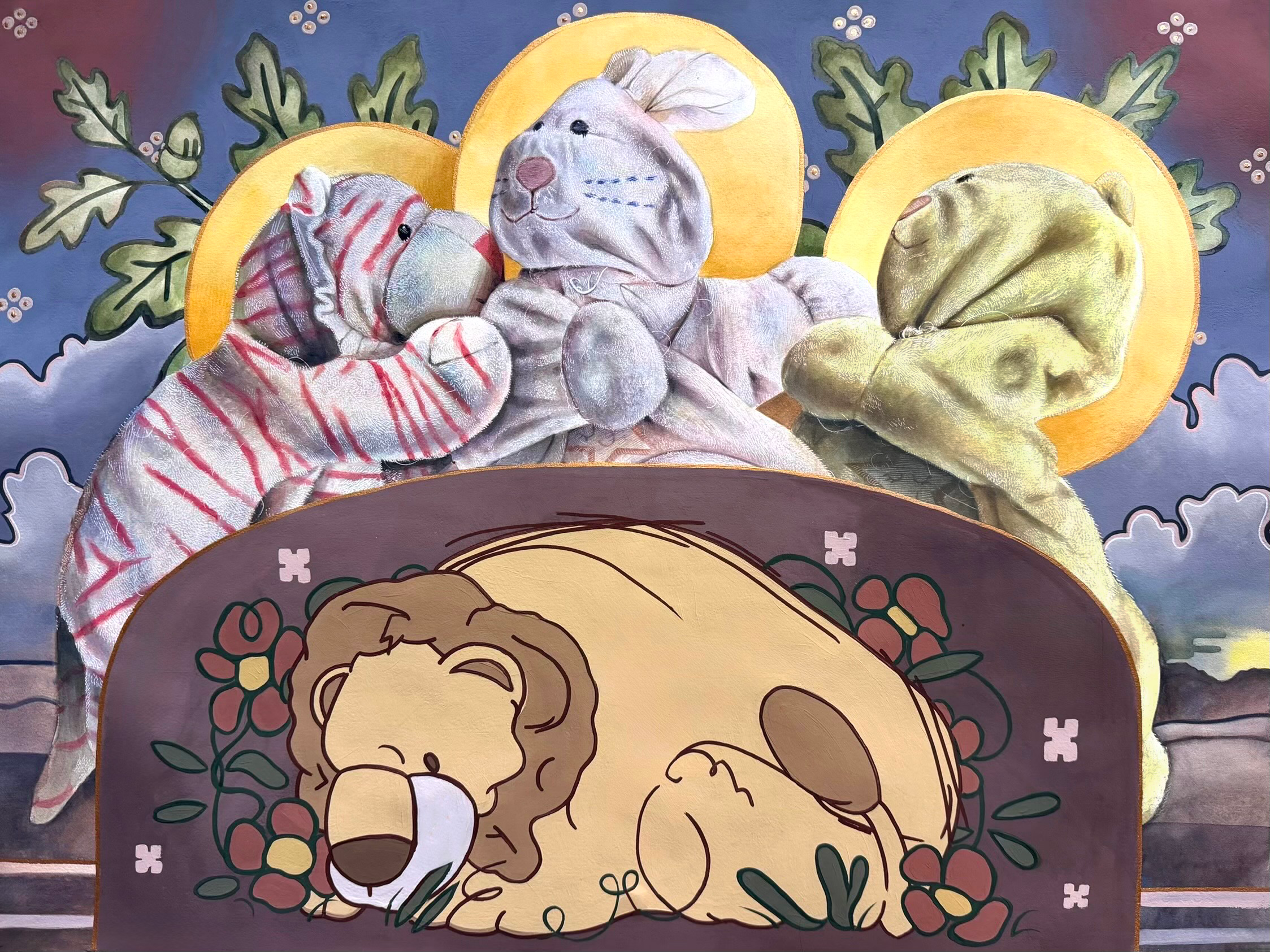Ella Ratliff, "Playing Favorites", watercolor and gouache on paper, 2026