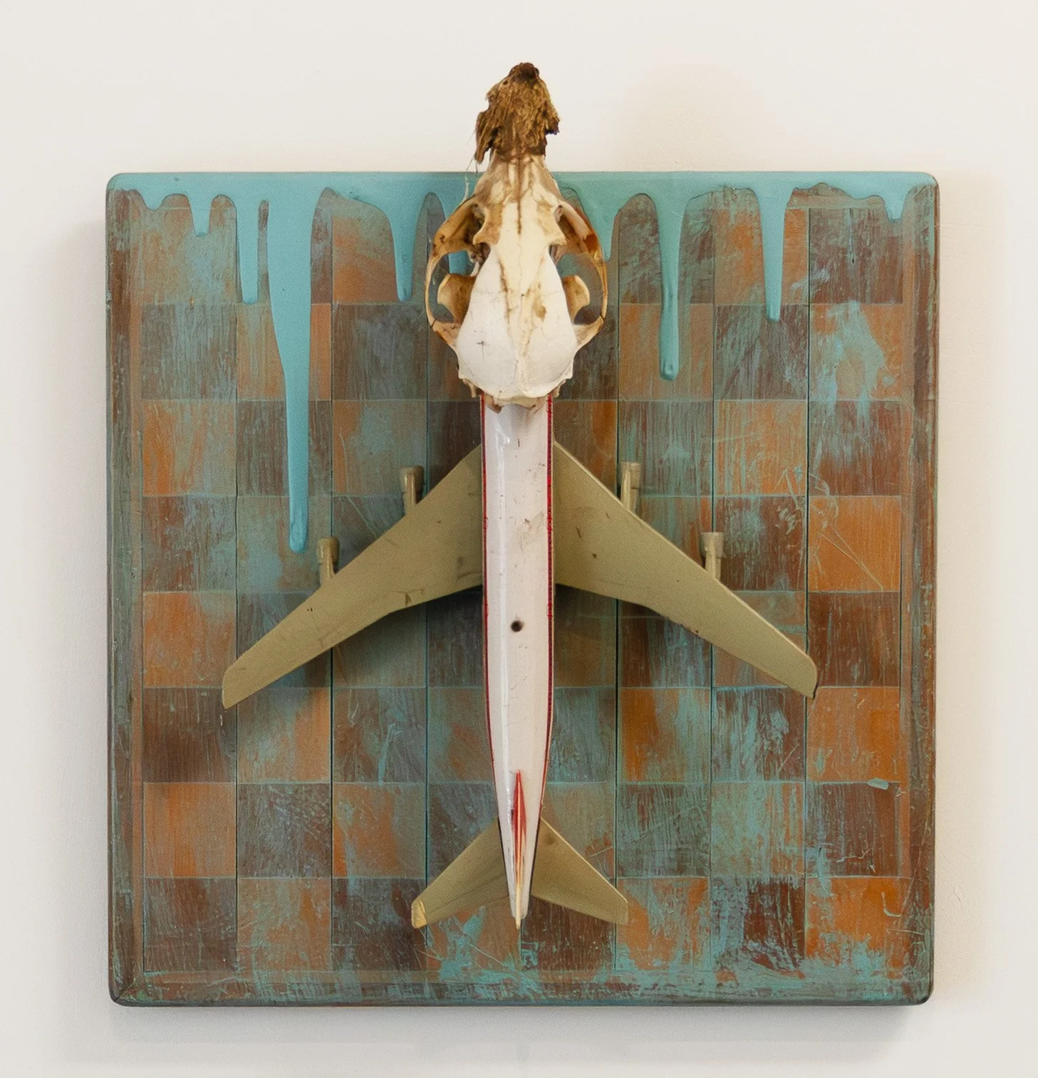 Dan LeVin, "Flying Fox," assemblage, 2012
