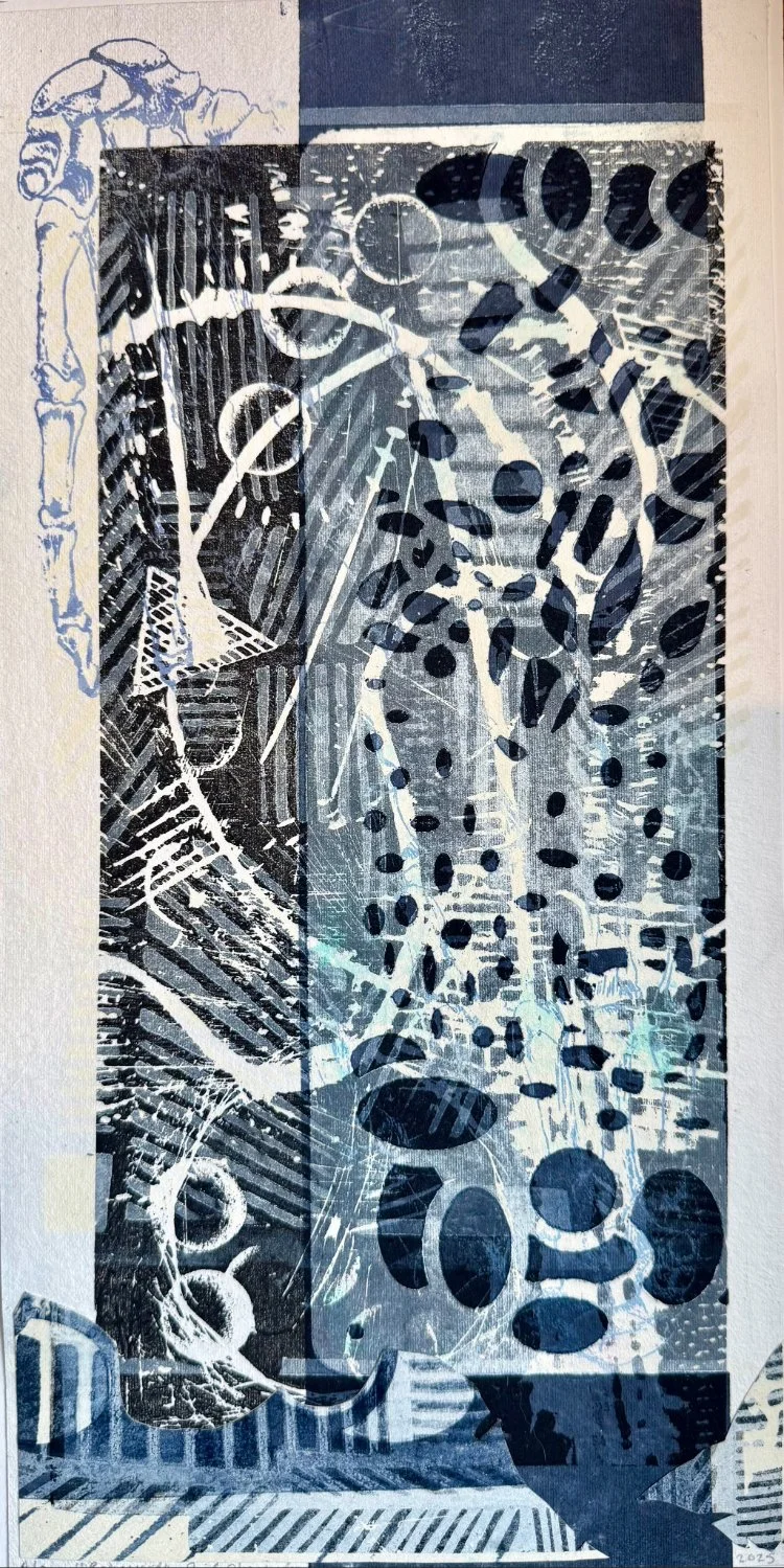 Emily Shepardson, "Boneyard," Printmaking, 2025