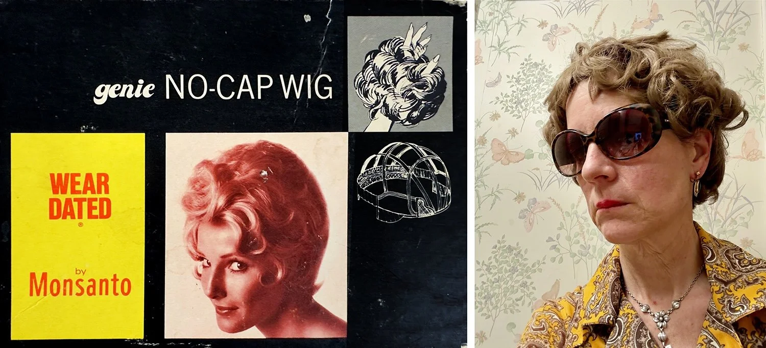 Lynne Breitfeller, "My Mother's Wig," Photography, 2025