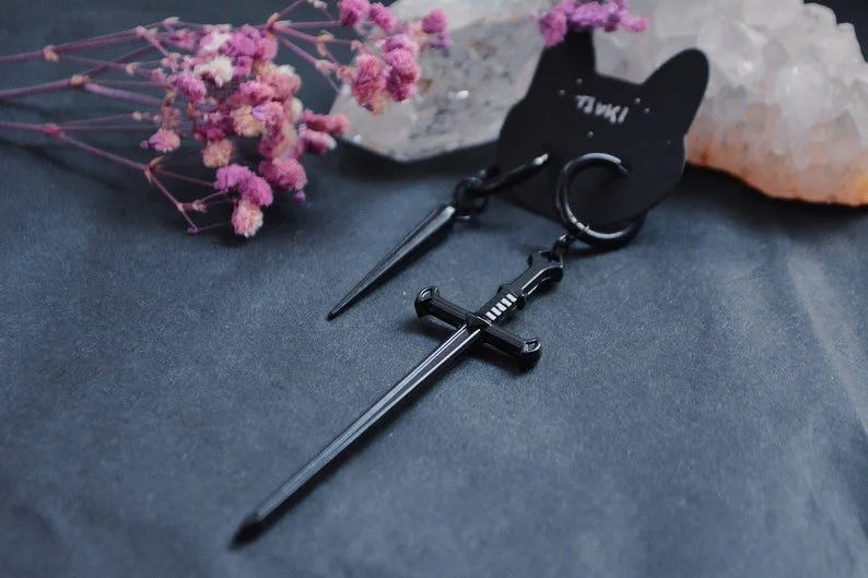 Onyx Warrior Variant Earrings