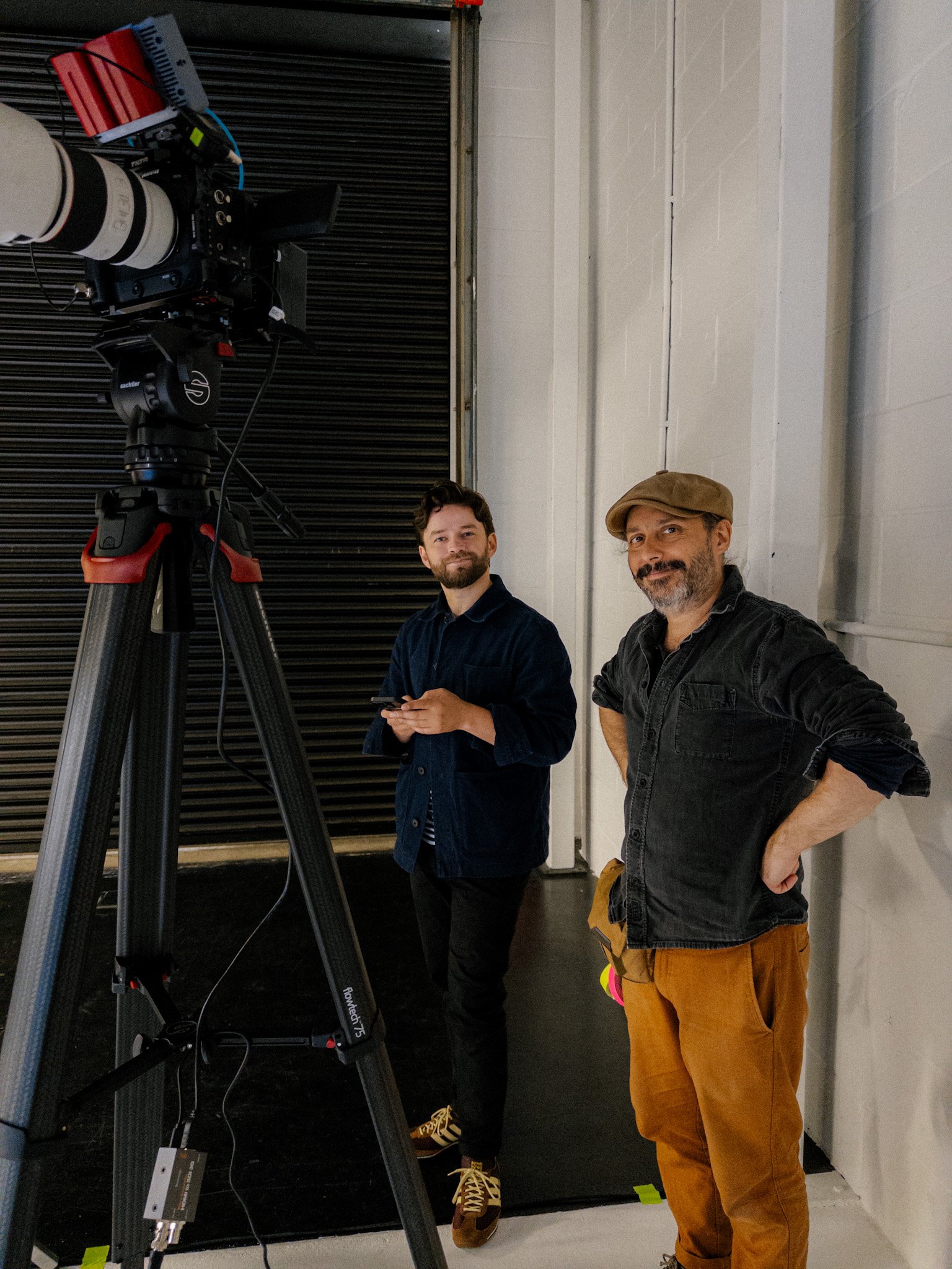 Crew on set for a Mercedes-Benz Vans shoot
