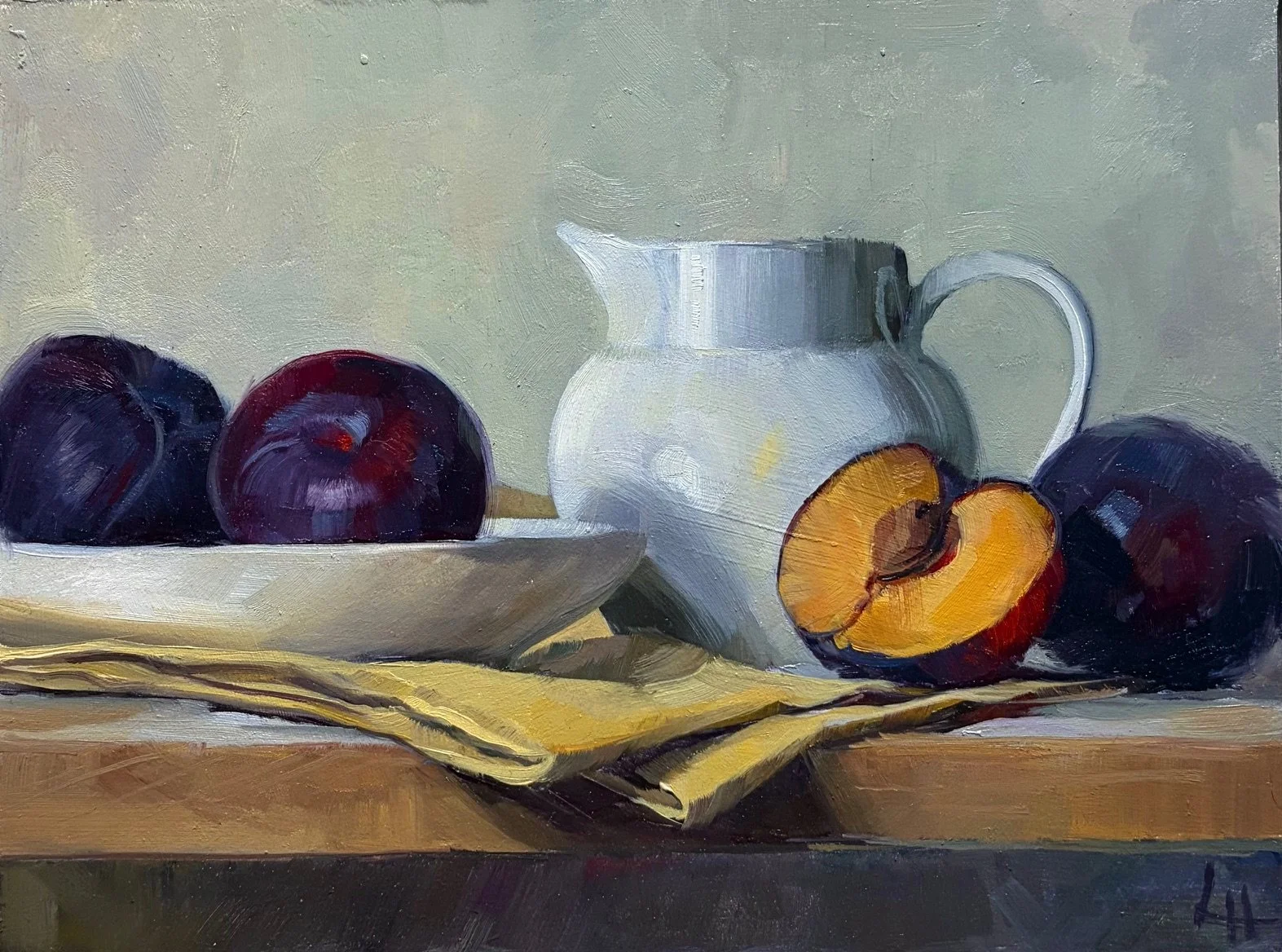 plums and yellow napkin unframed.jpeg