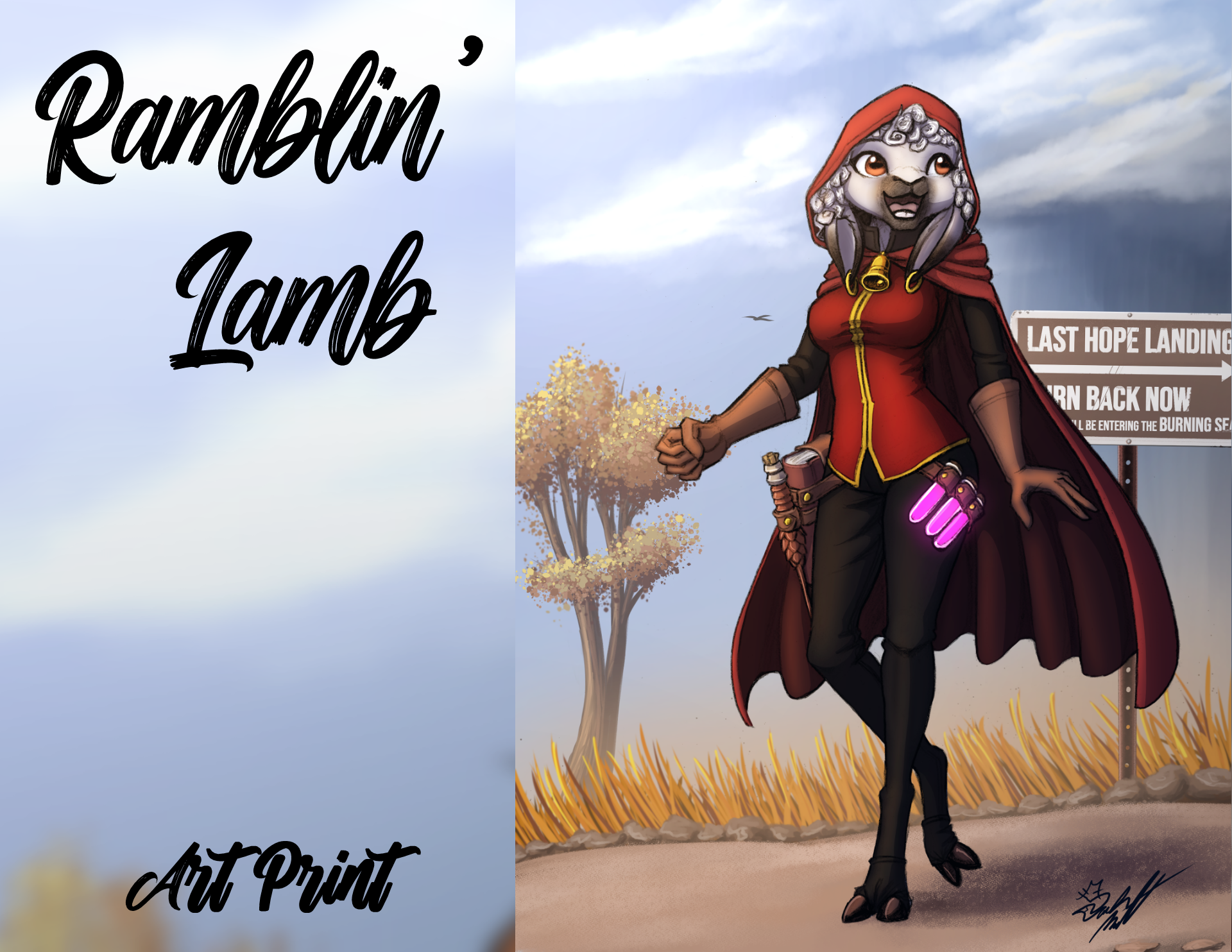 Art Print - Ramblin' Lamb