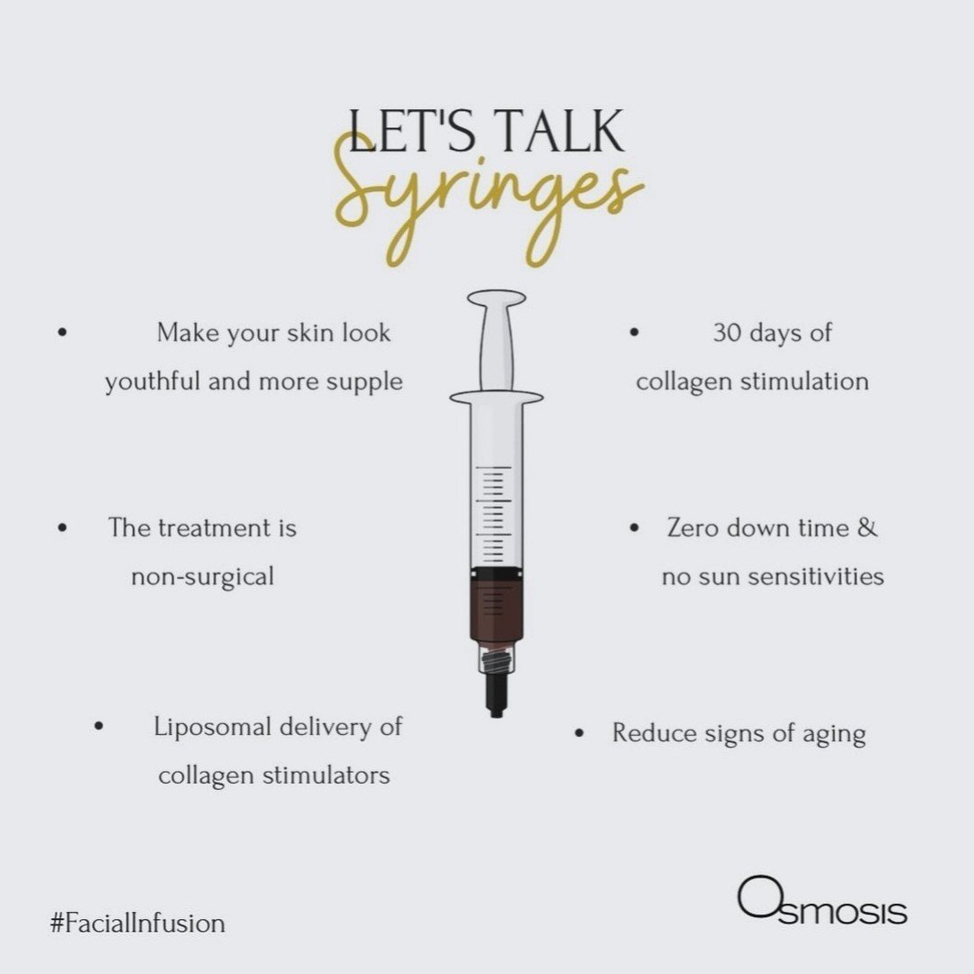 THE HOLISTIC SYRINGE 👏🏻

🧡 Now, this is my kind of syringe. If you want to achieve youthful looking, supple, refreshed skin- you can without injections. 💉✨

🧡 Facial Infusion is a revolutionary treatment designed to rejuvenate and transform the 