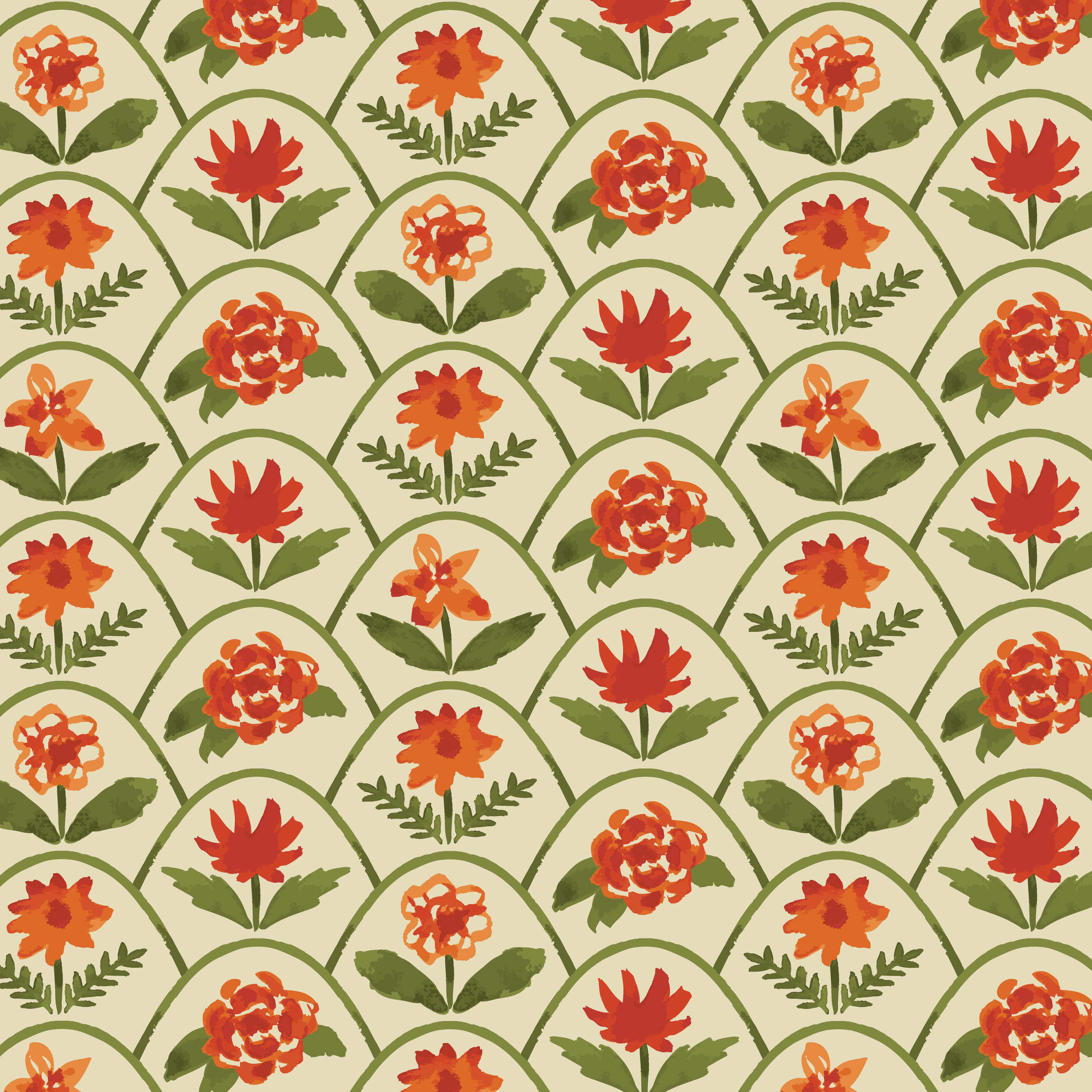 Scallop Floral