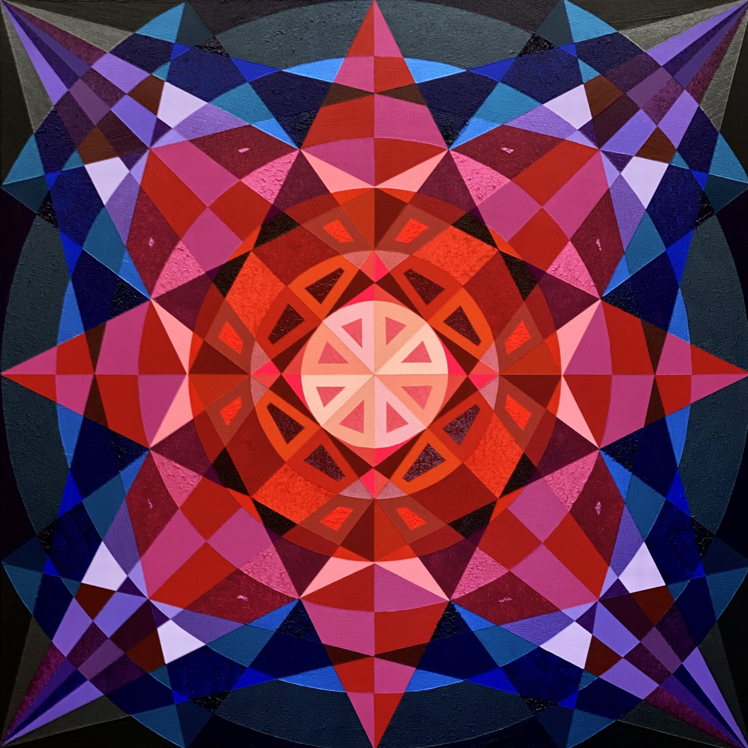 "Cosmic Web," 10/24, 24 in x 24 in