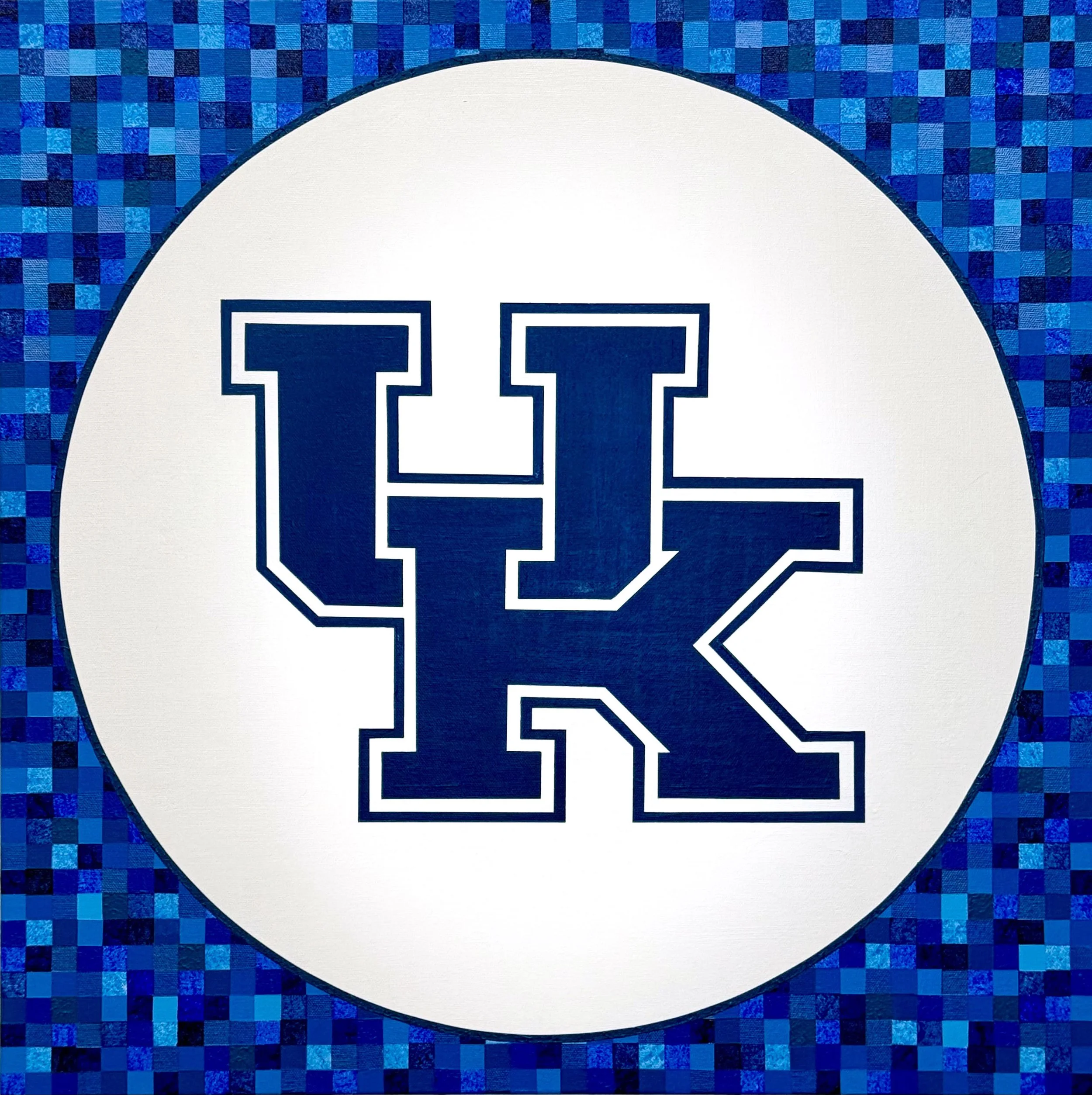 "Go Big Blue" 11/25, 24 in x 24 in