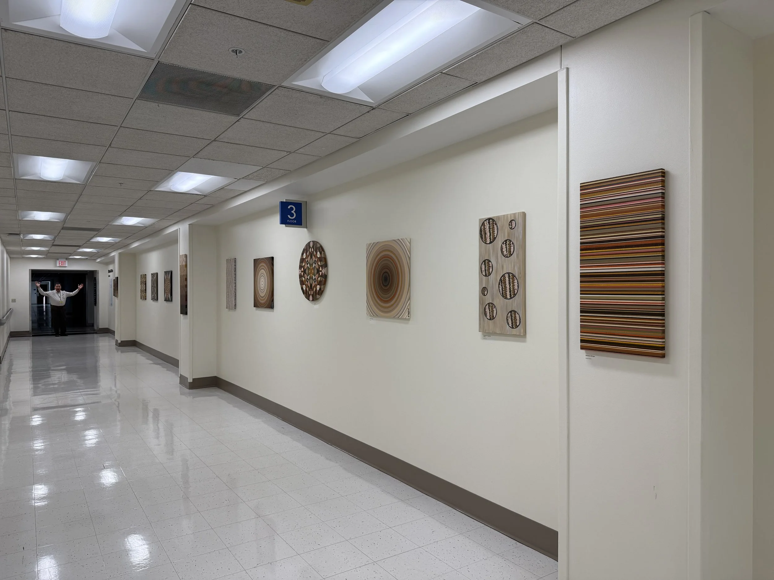 Looking down the hall at the Complexions Exhibit, Winter 2025-26